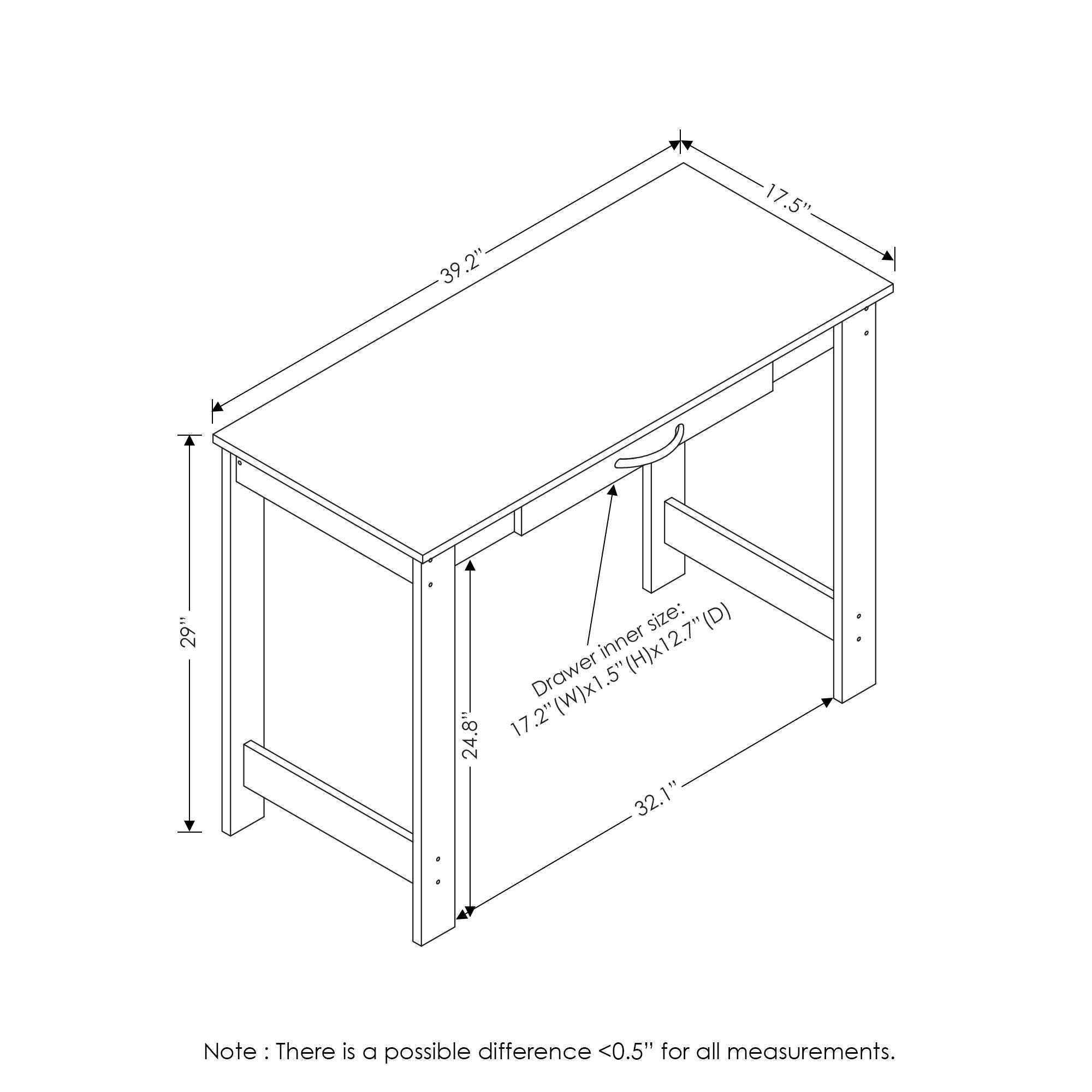 Writing Home Office Desk, , large