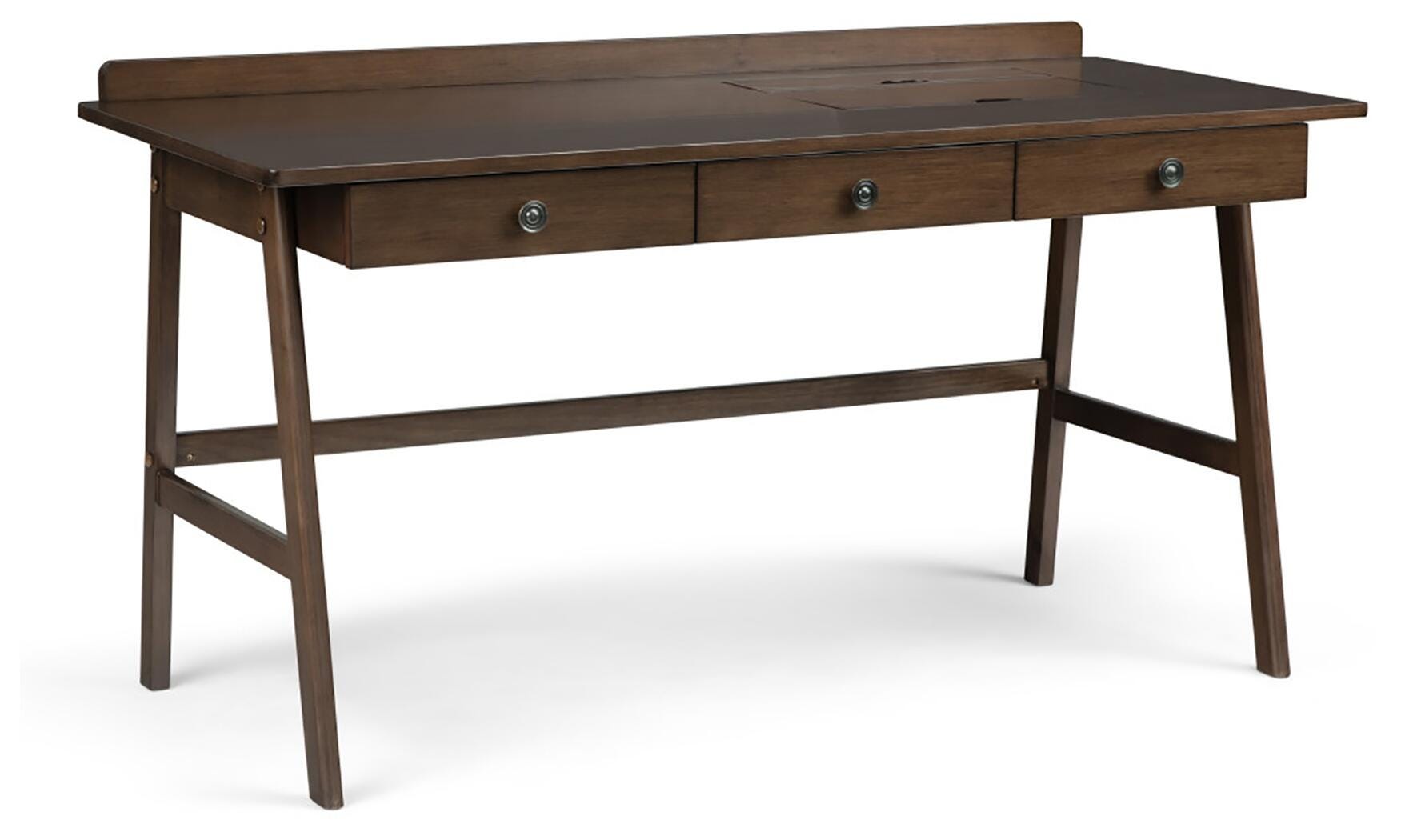 Three Drawer Desk with USB, , large