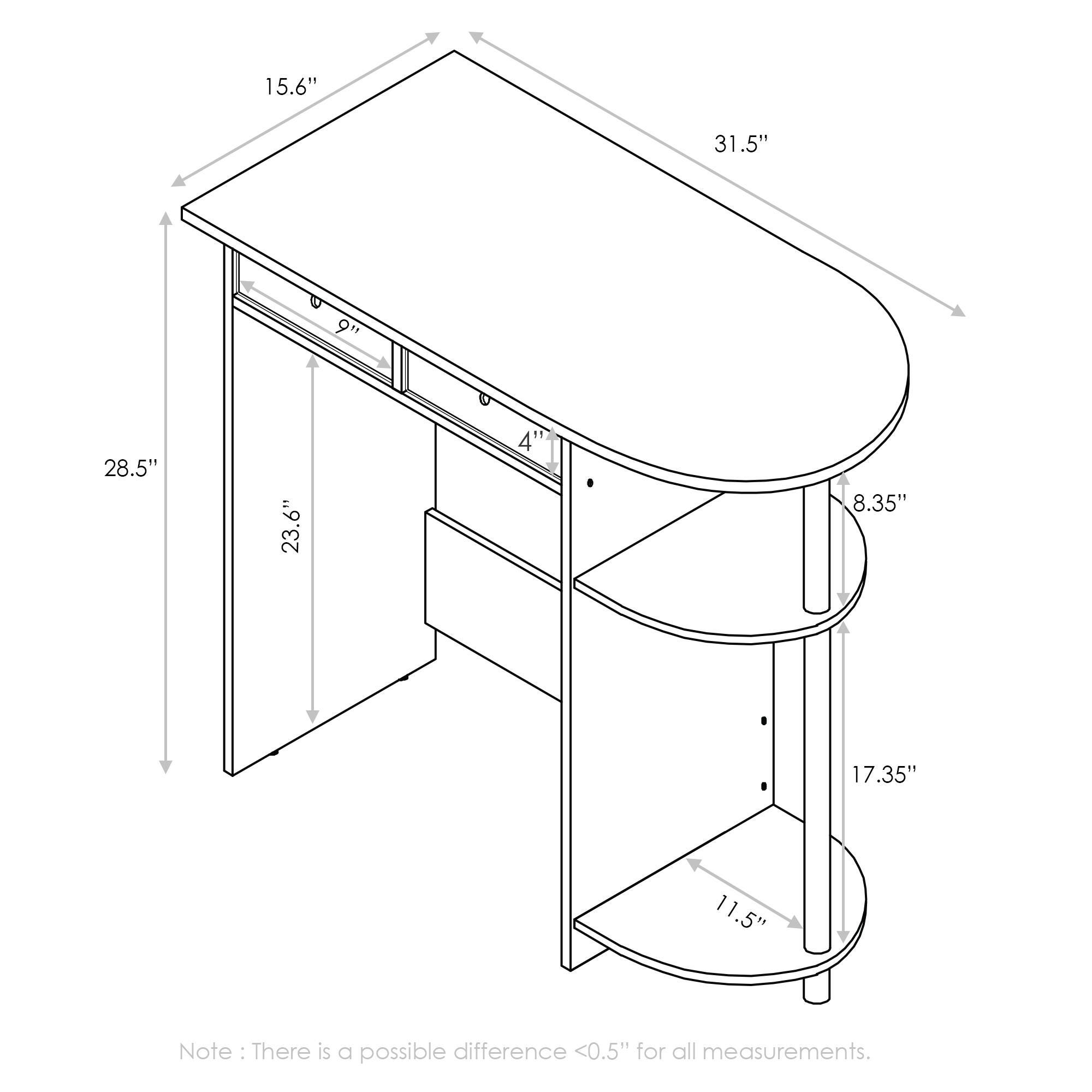 Go Green Laptop Notebook Computer Desk/Table, Gray, large