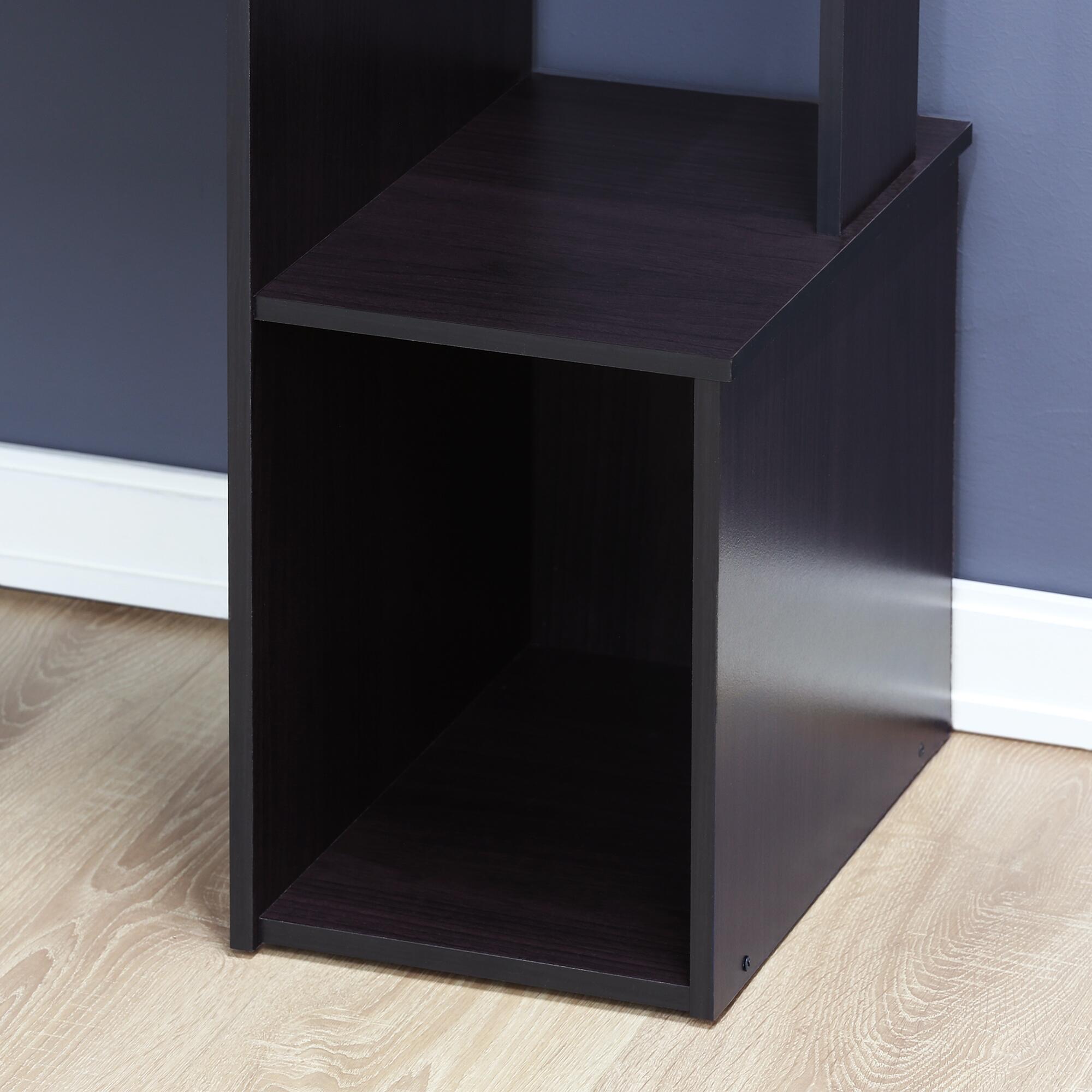 Econ Econ 39.5" Multipurpose Computer Writing Desk with Bin Drawer, Dark Walnut, large