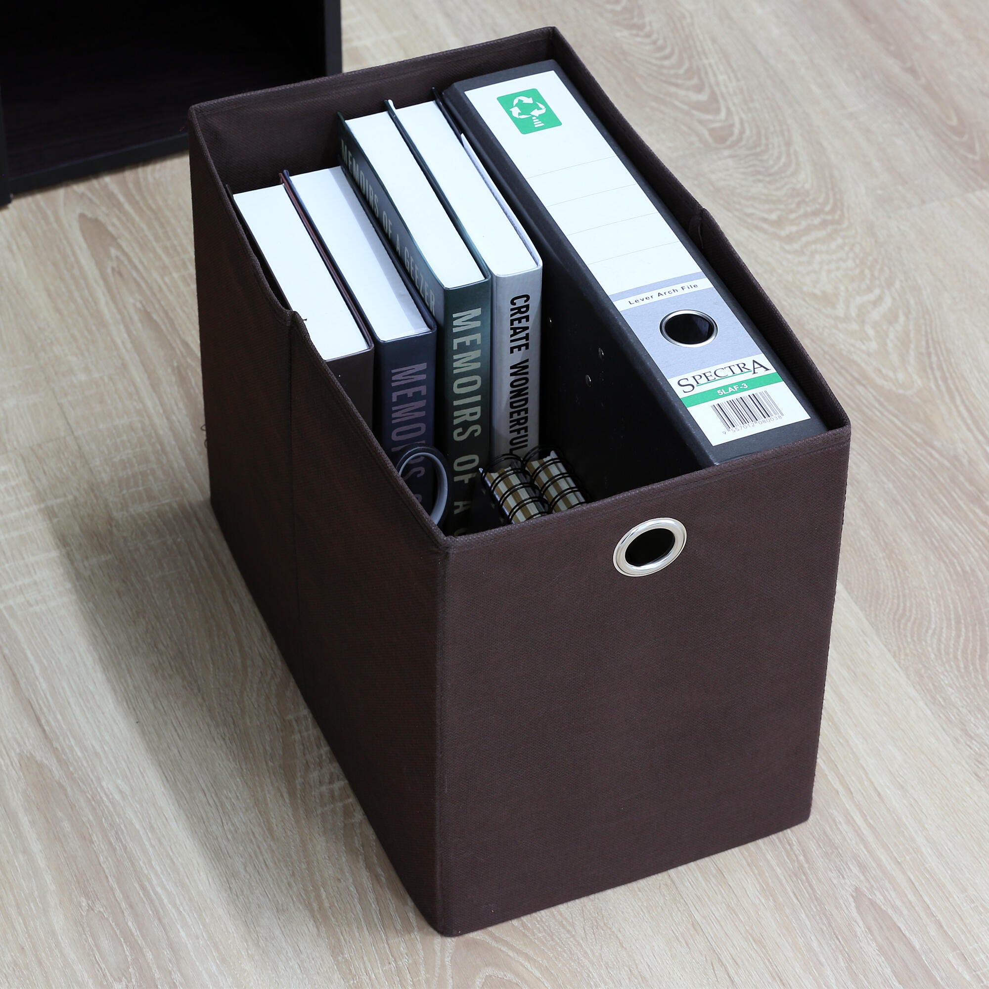 Econ Econ 39.5" Multipurpose Computer Writing Desk with Bin Drawer, Dark Walnut, large