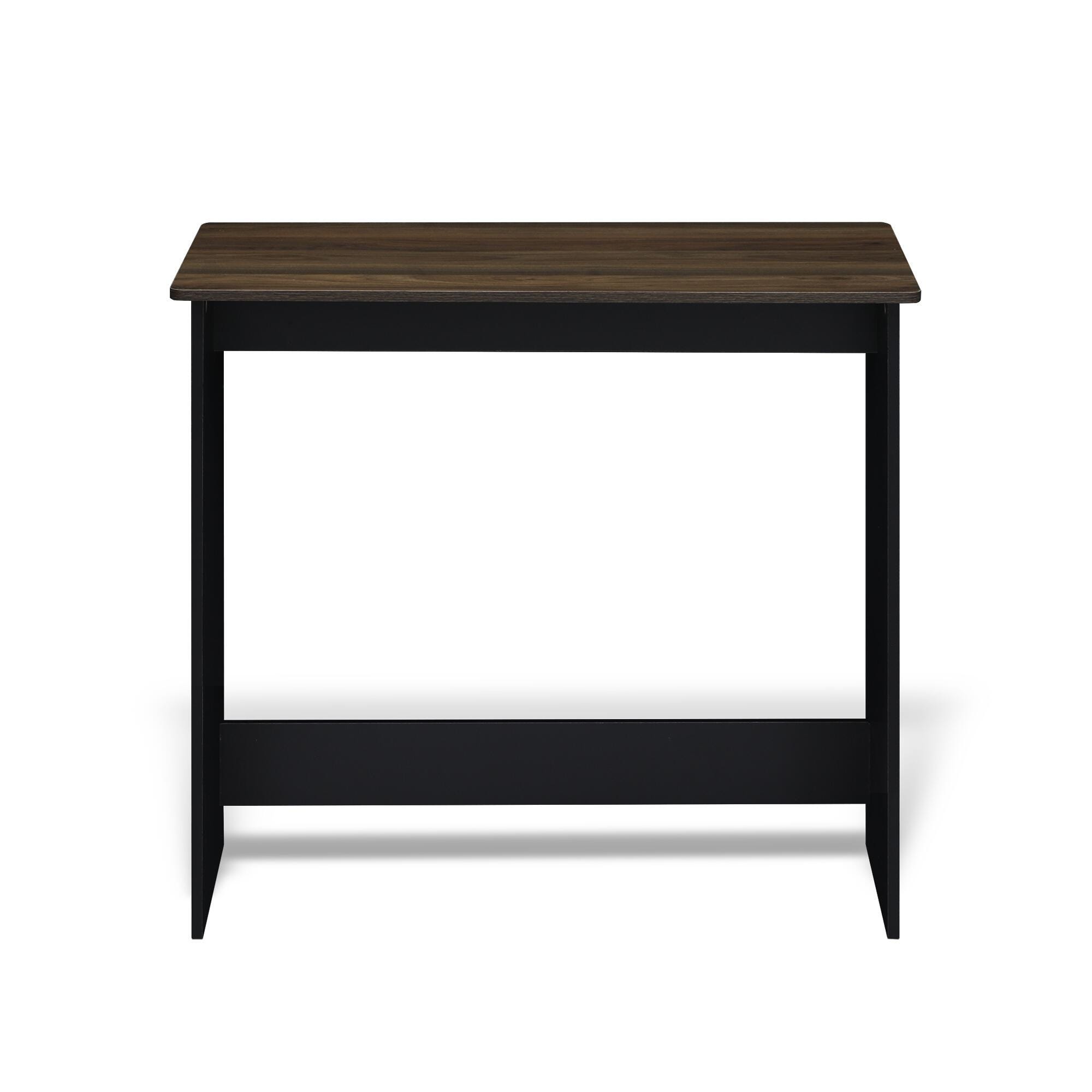 Furinno Simplistic 35" Home Office Desk, Brown, large
