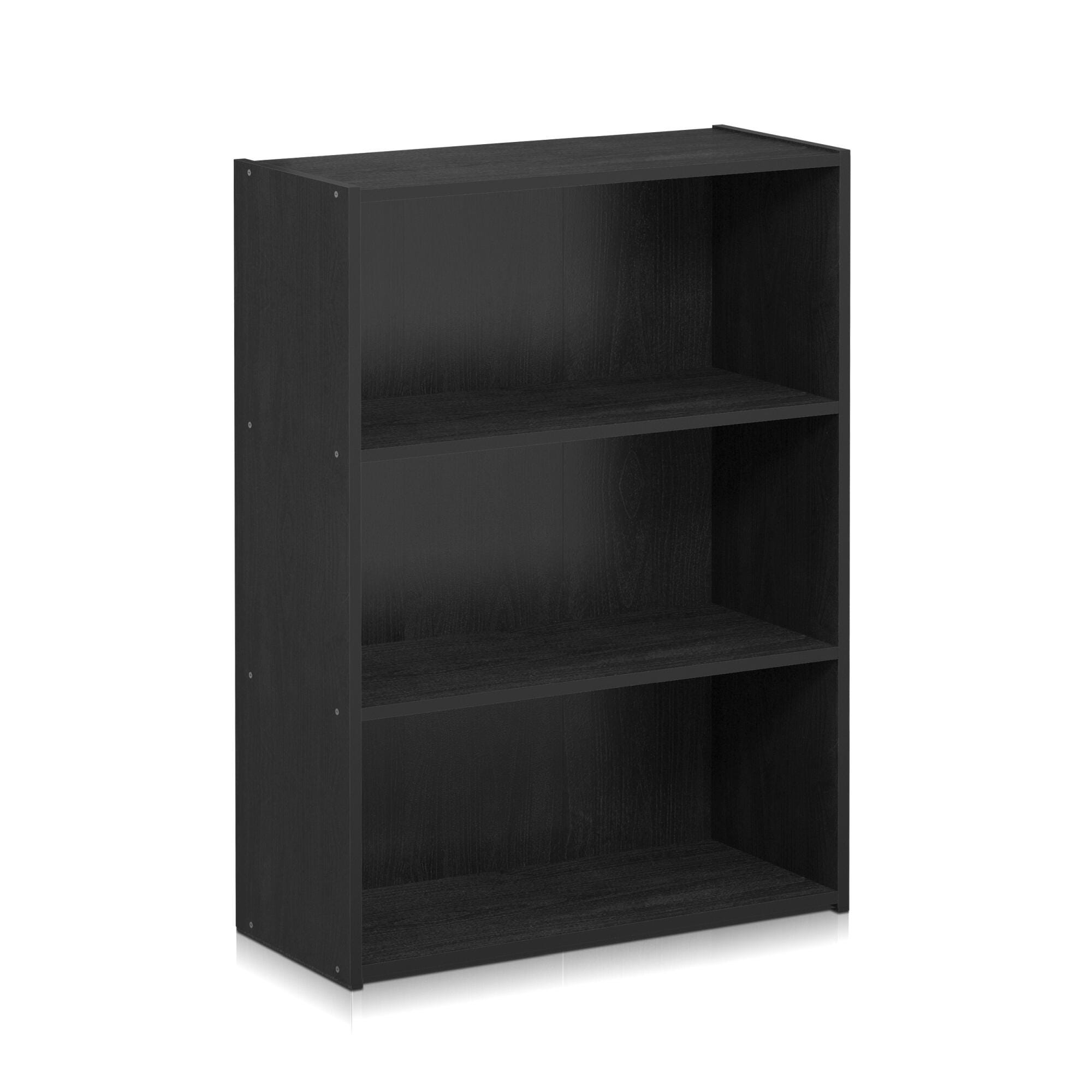 Pasir Pasir 3-Tier Open Shelf, Black, large