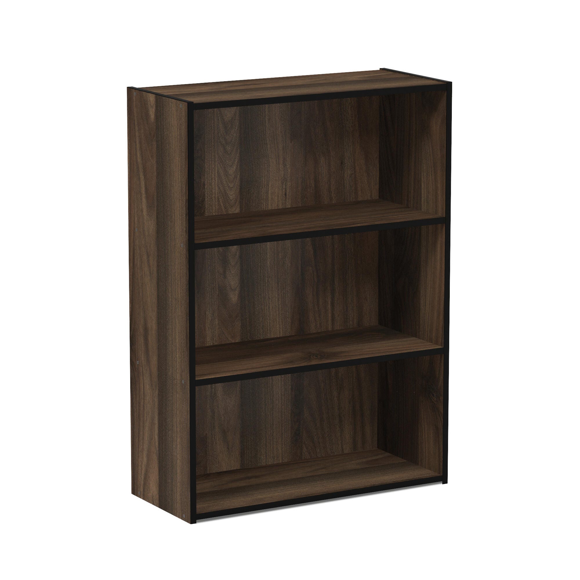 Pasir Pasir 3-Tier Open Shelf, Brown, large