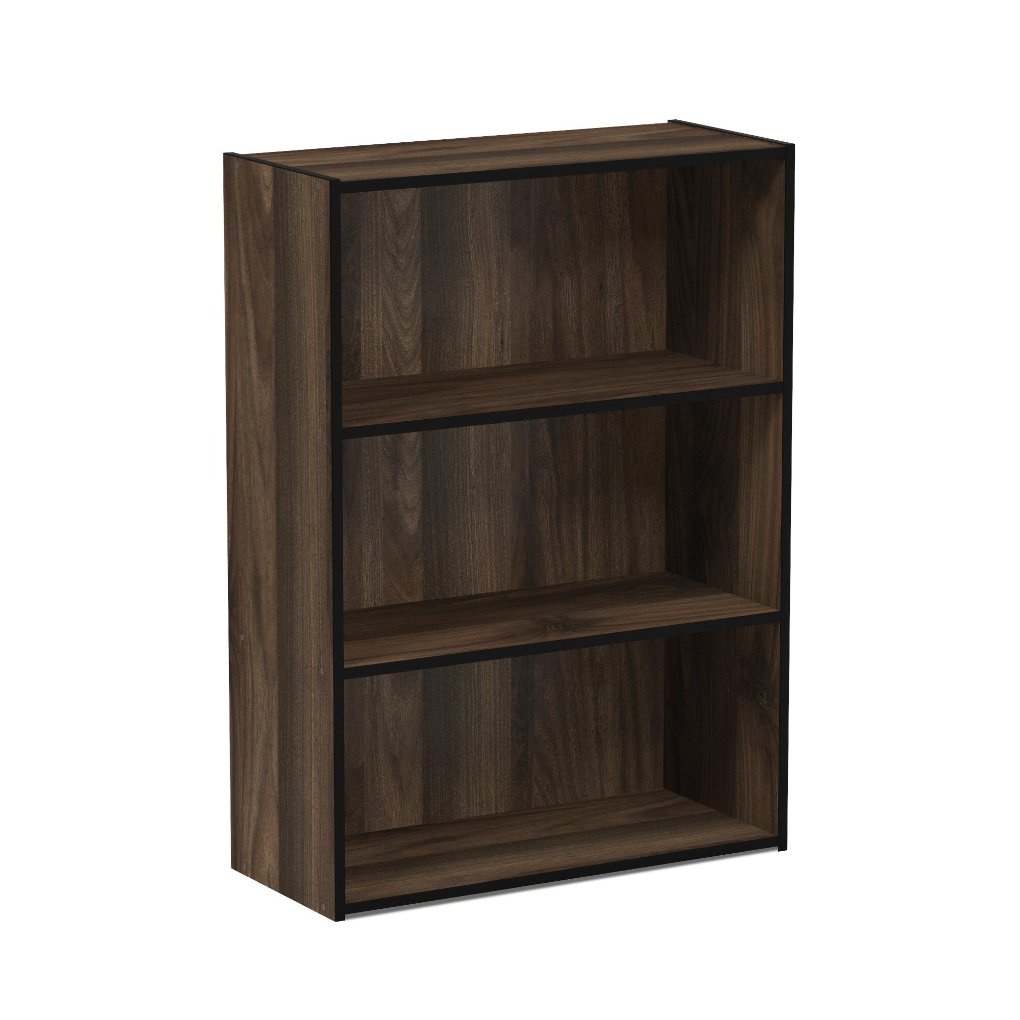 Pasir Pasir 3-Tier Open Shelf, Brown, large