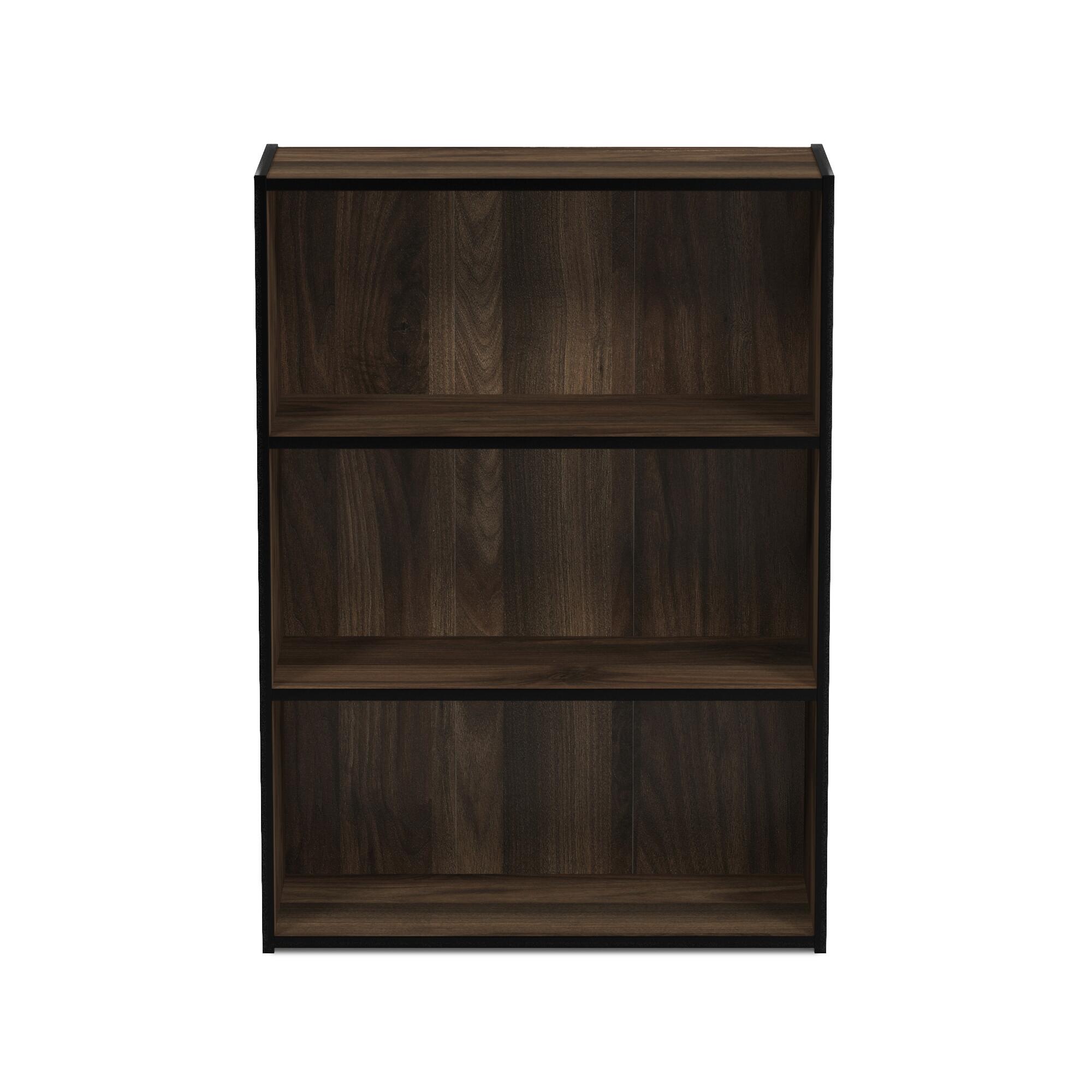 Pasir Pasir 3-Tier Open Shelf, Brown, large
