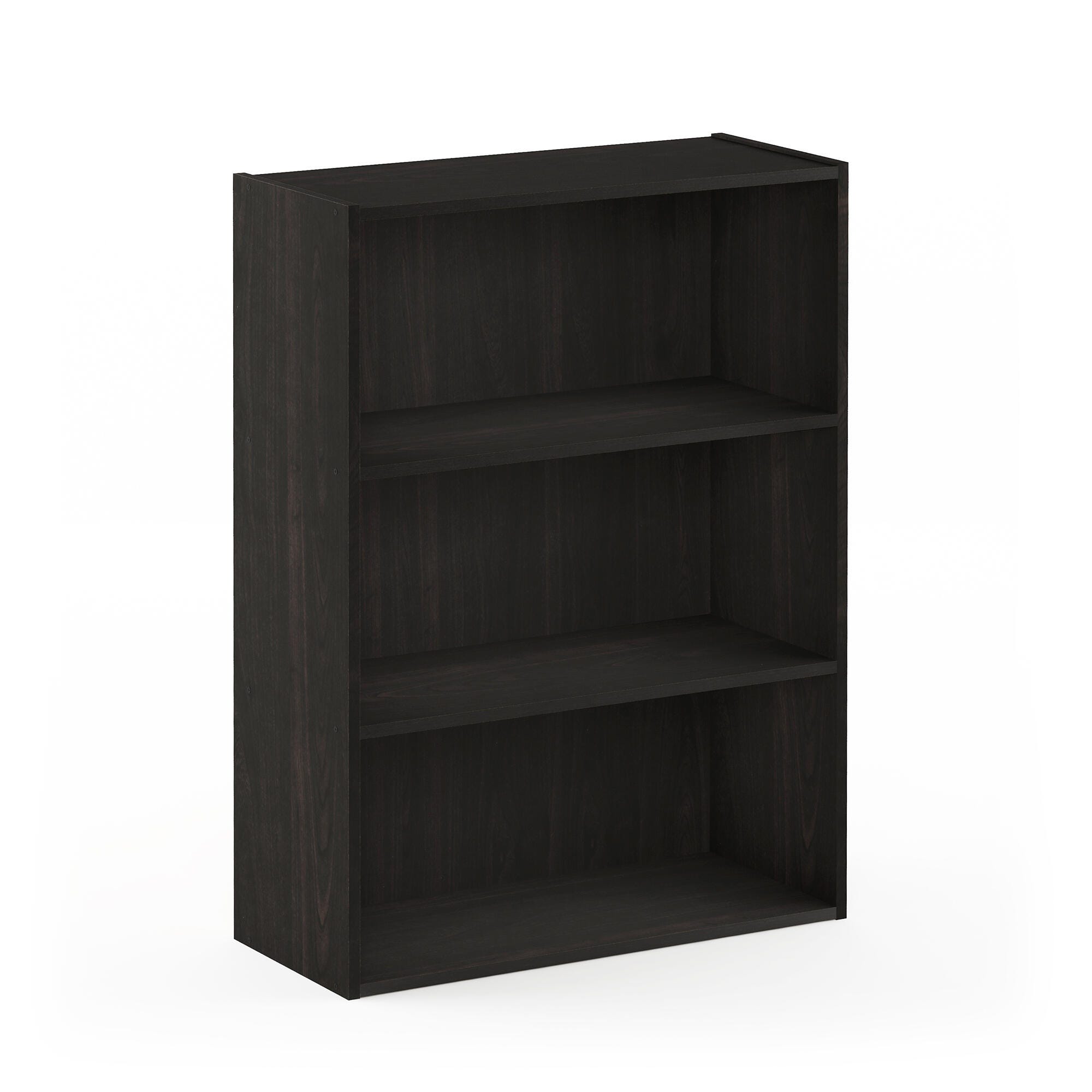 Pasir Pasir 3-Tier Open Shelf, Dark Brown, large