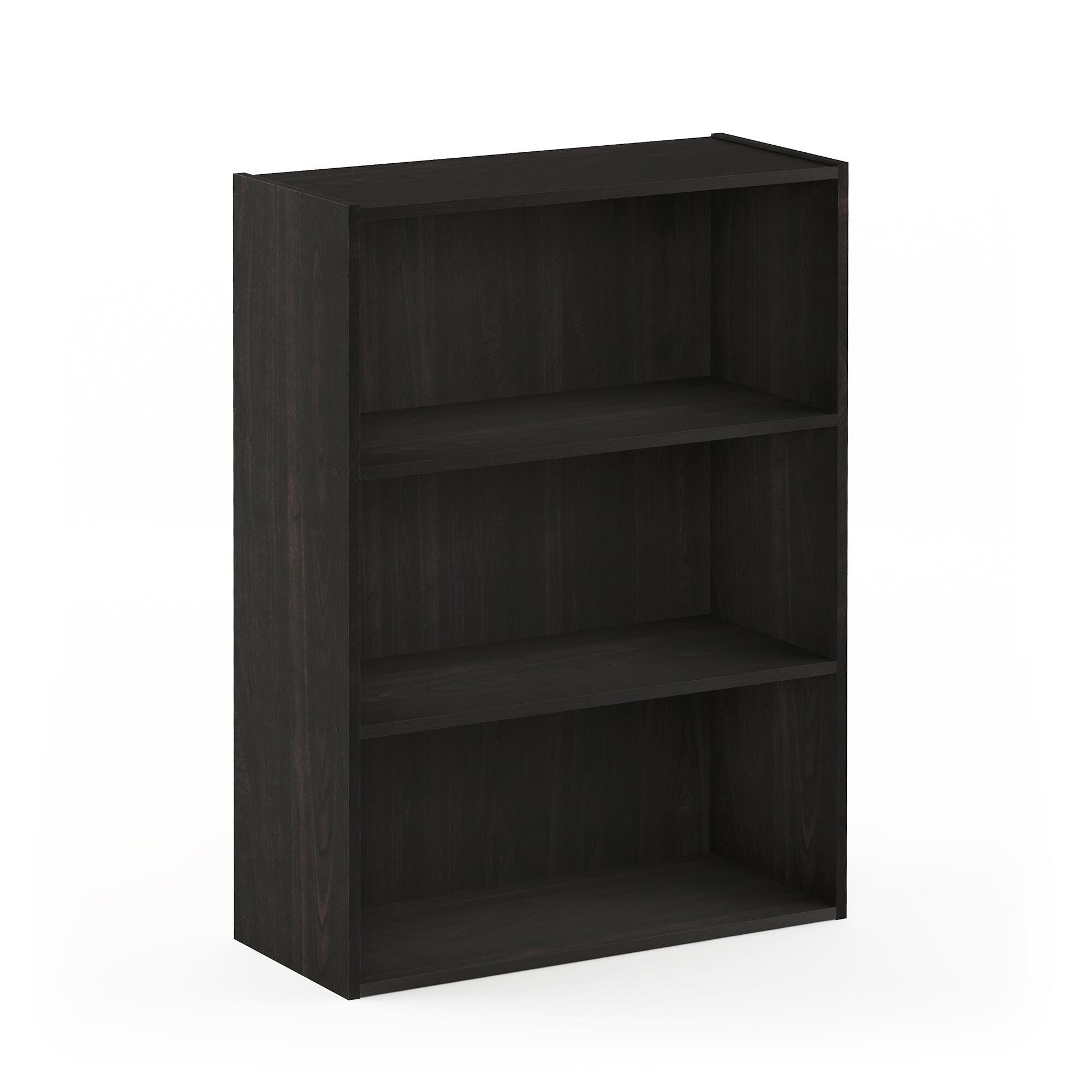 Pasir Pasir 3-Tier Open Shelf, Dark Brown, large