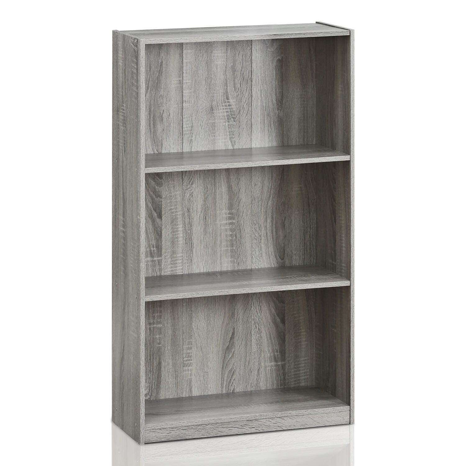 Basic 3-Tier Bookcase Storage Shelves, , large