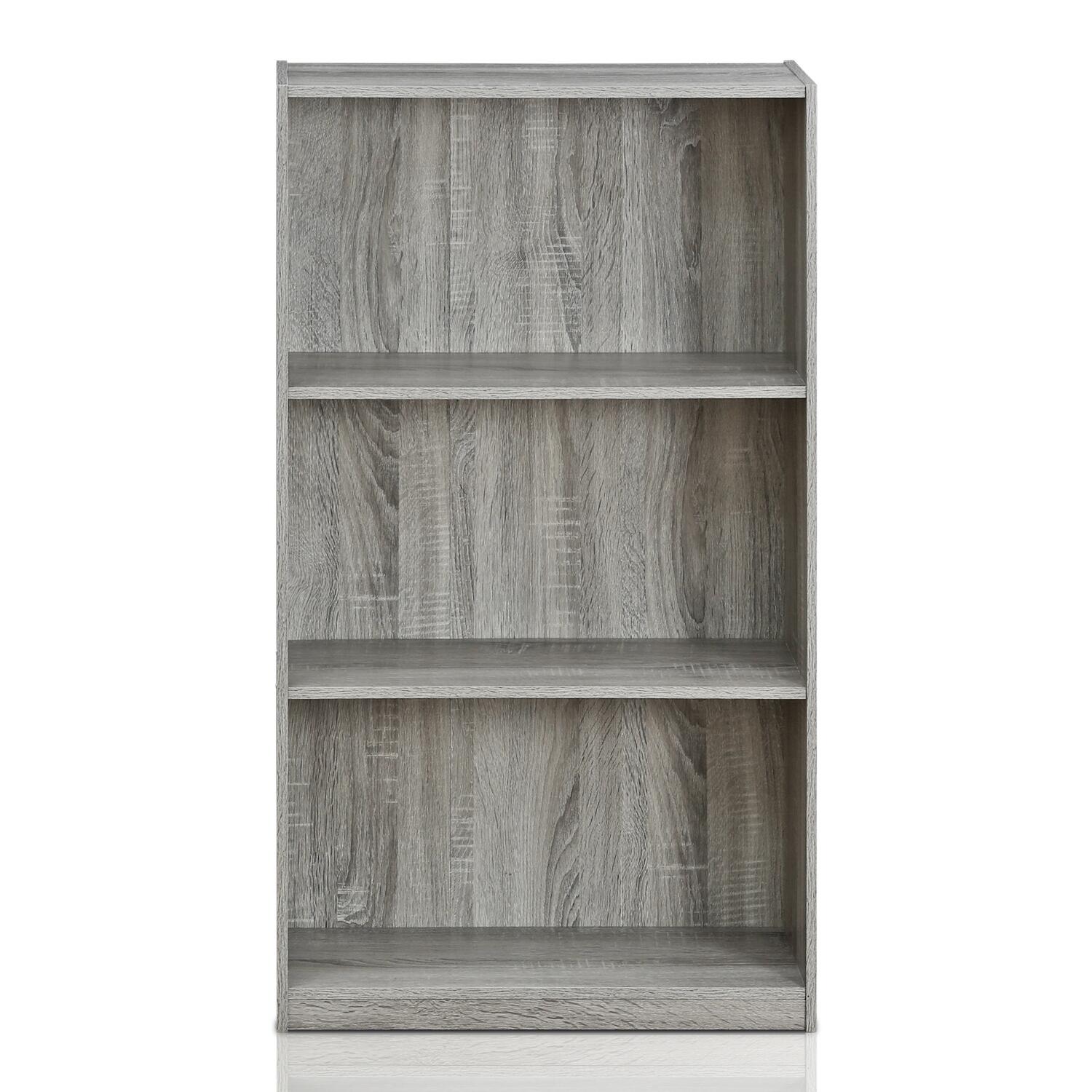 Basic 3-Tier Bookcase Storage Shelves, , large