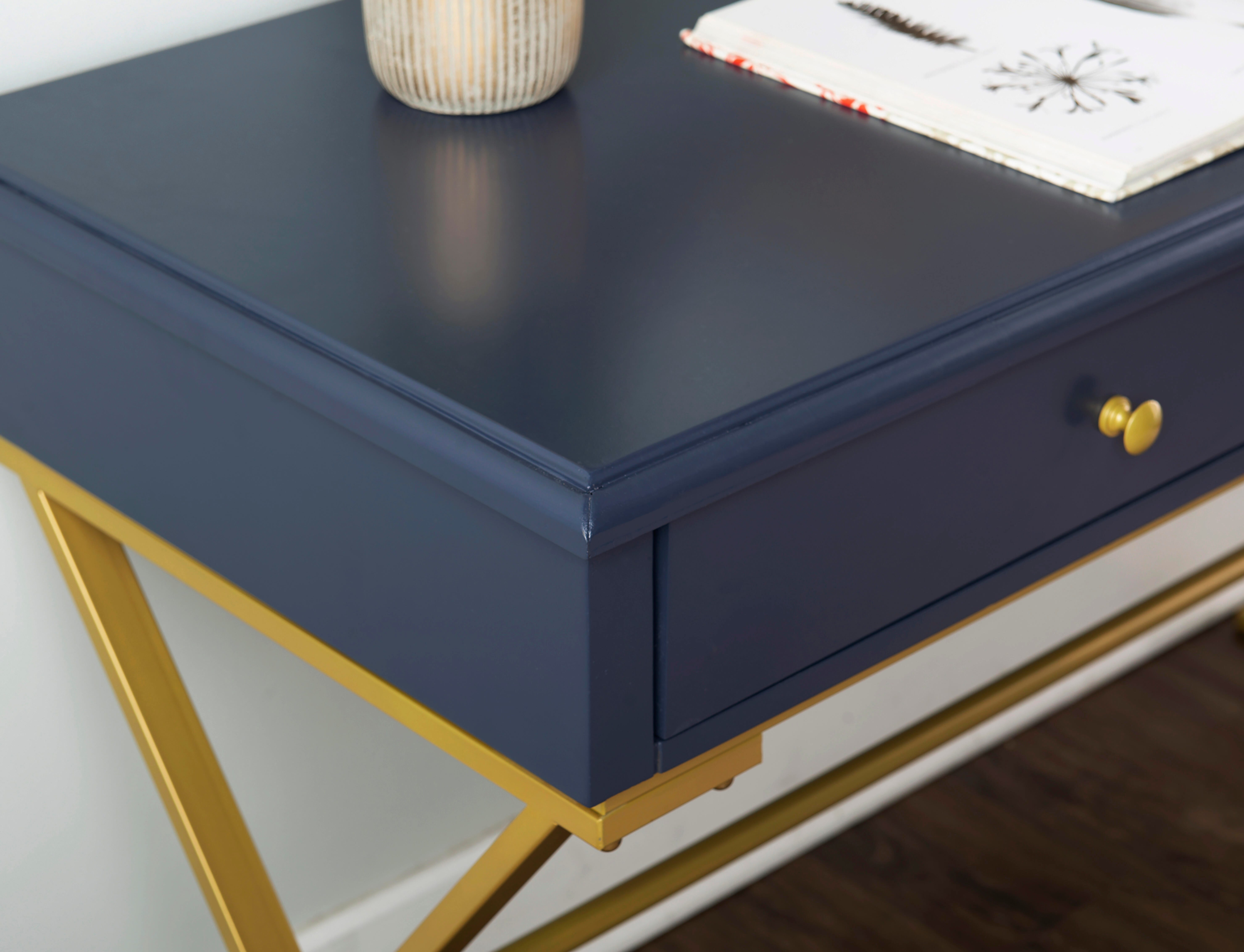Linon Henrick Campaign Desk, , large