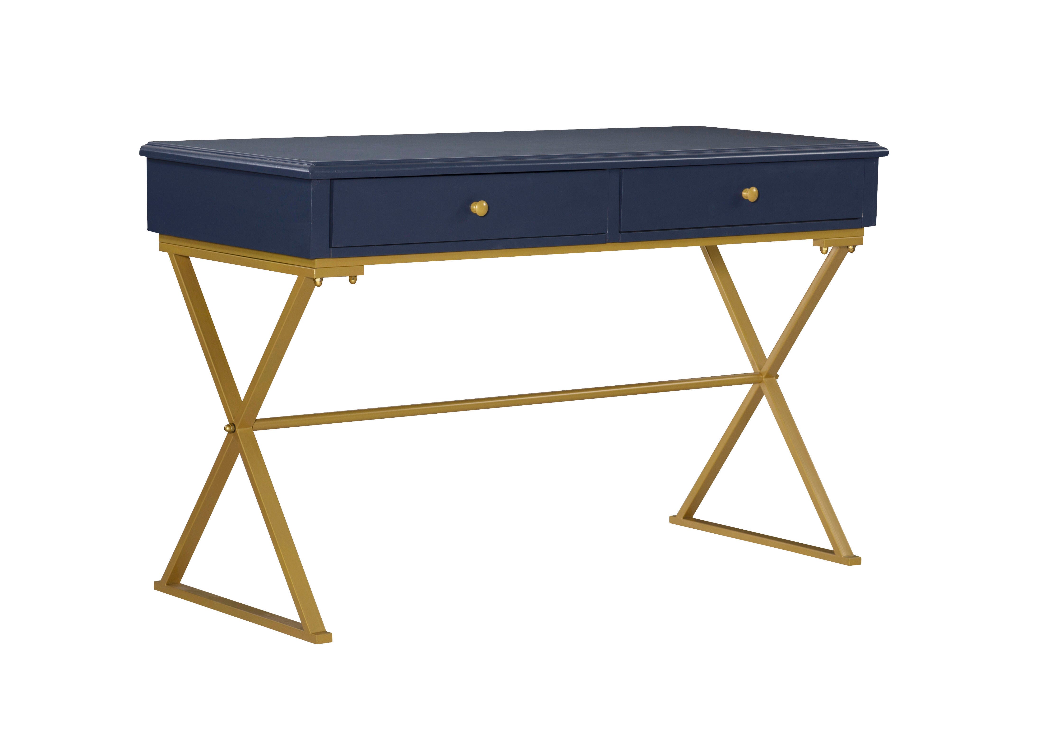 Linon Henrick Campaign Desk, , large