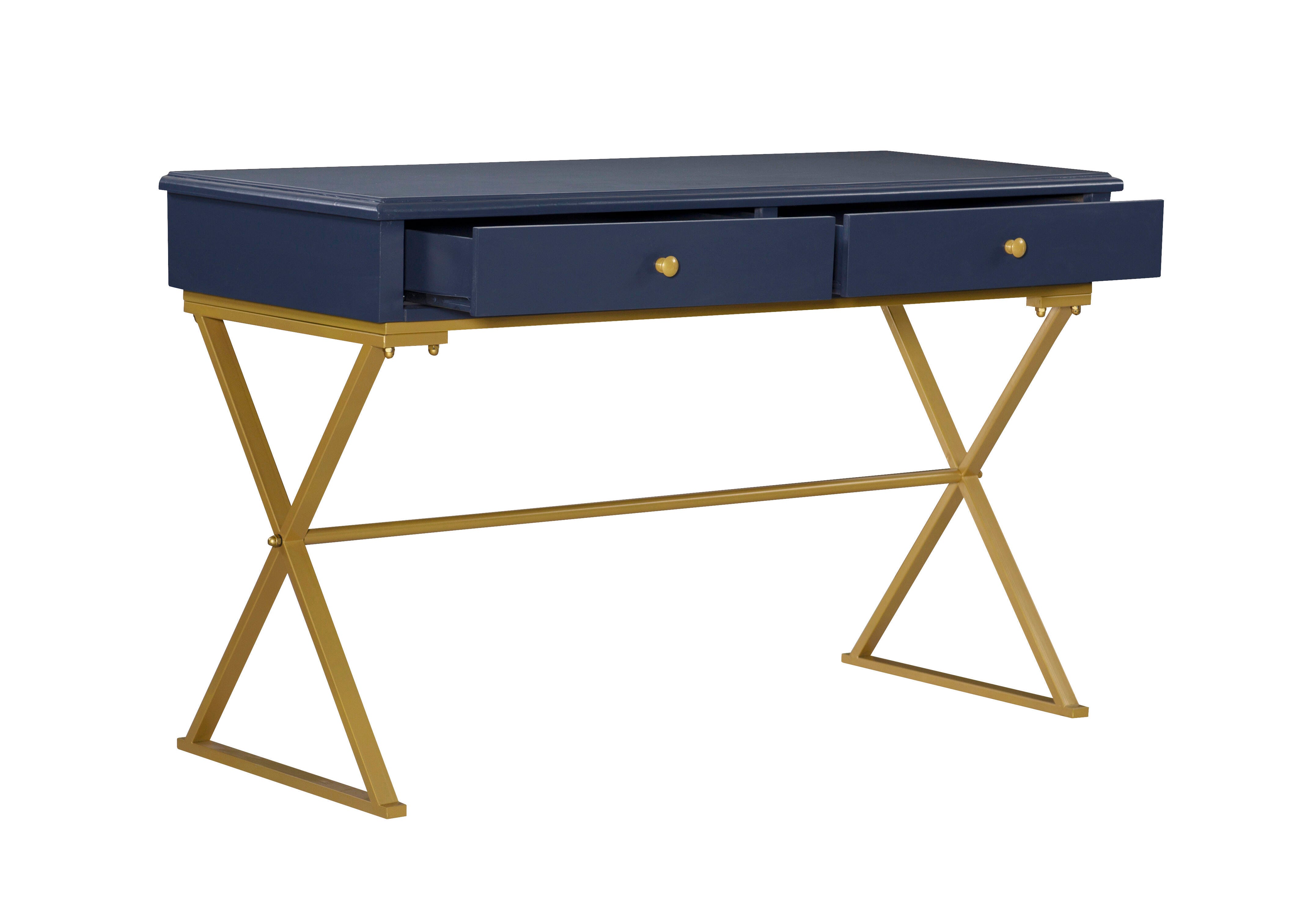 Linon Henrick Campaign Desk, , large
