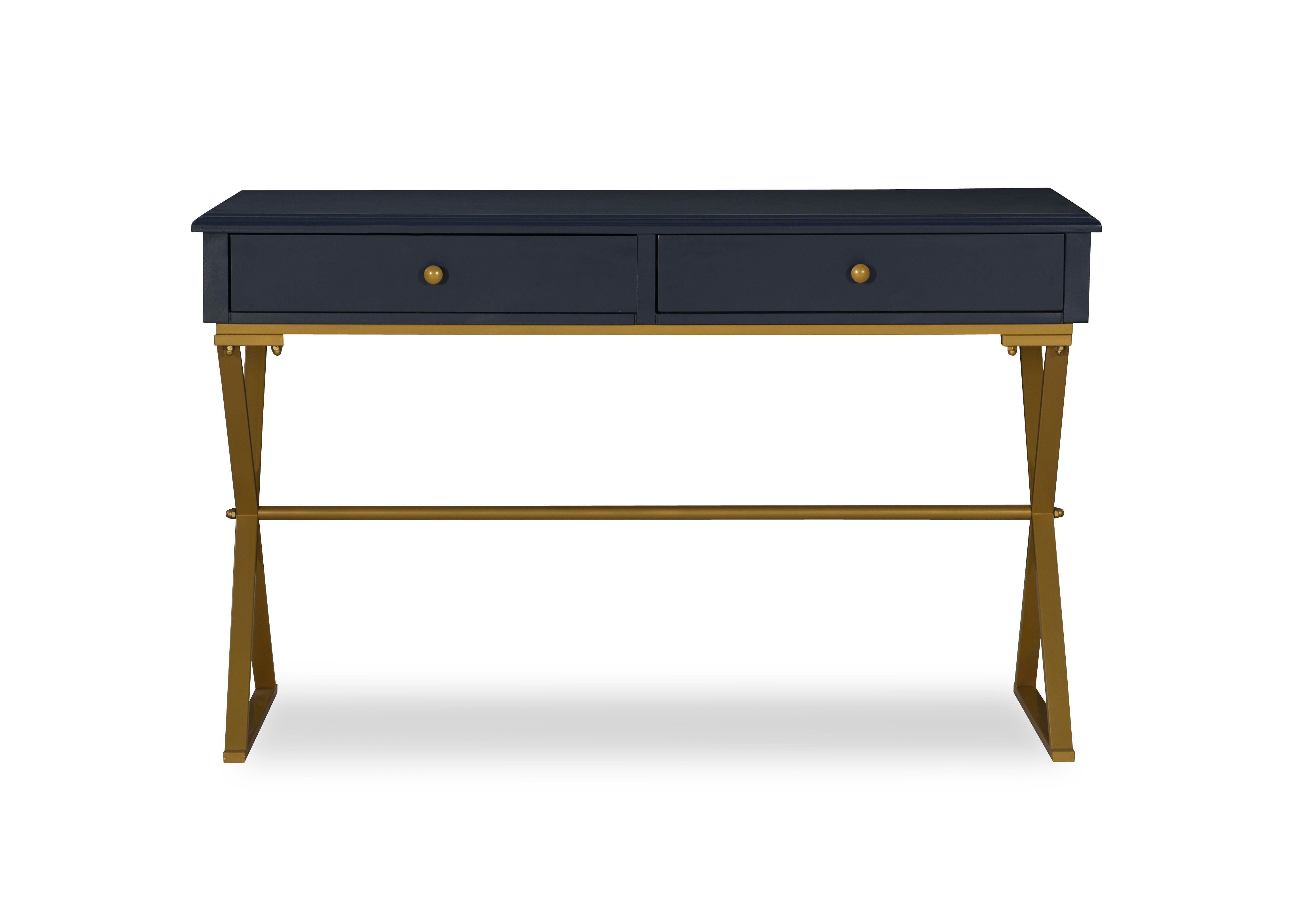 Linon Henrick Campaign Desk, , large