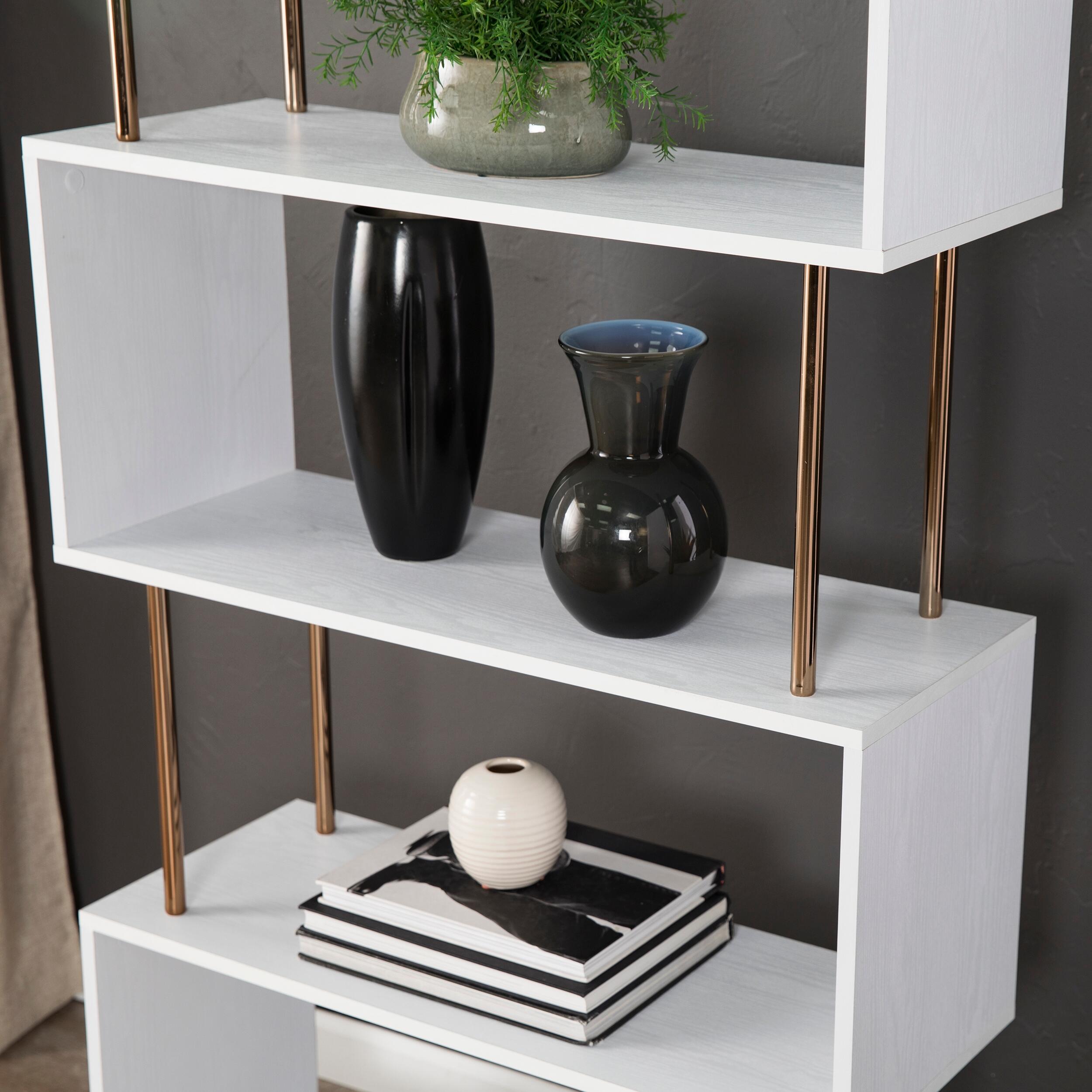 Southern Enterprises Beckerman Asymmetrical Etagere, , large