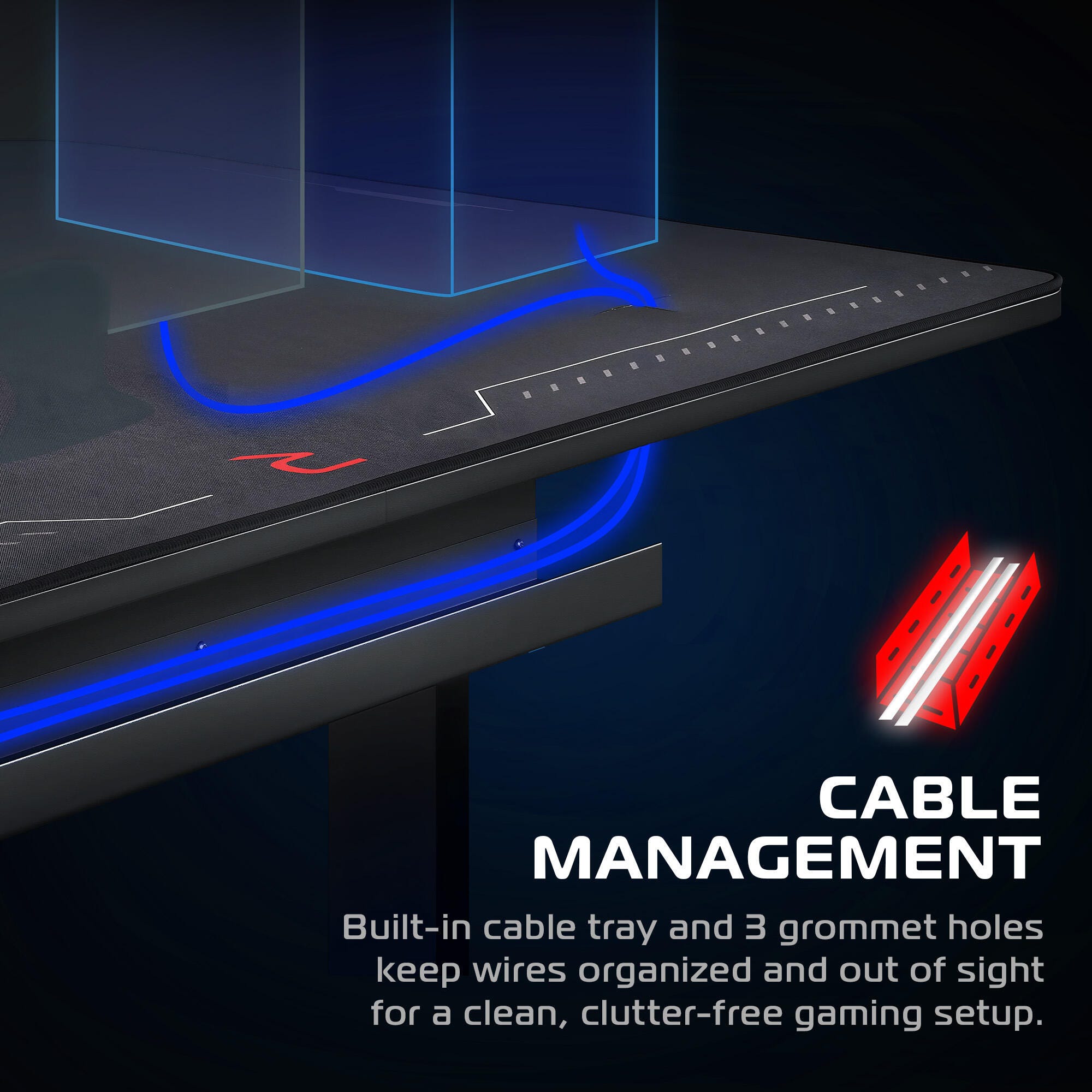RESPAWN 1063 Gaming Desk, , large