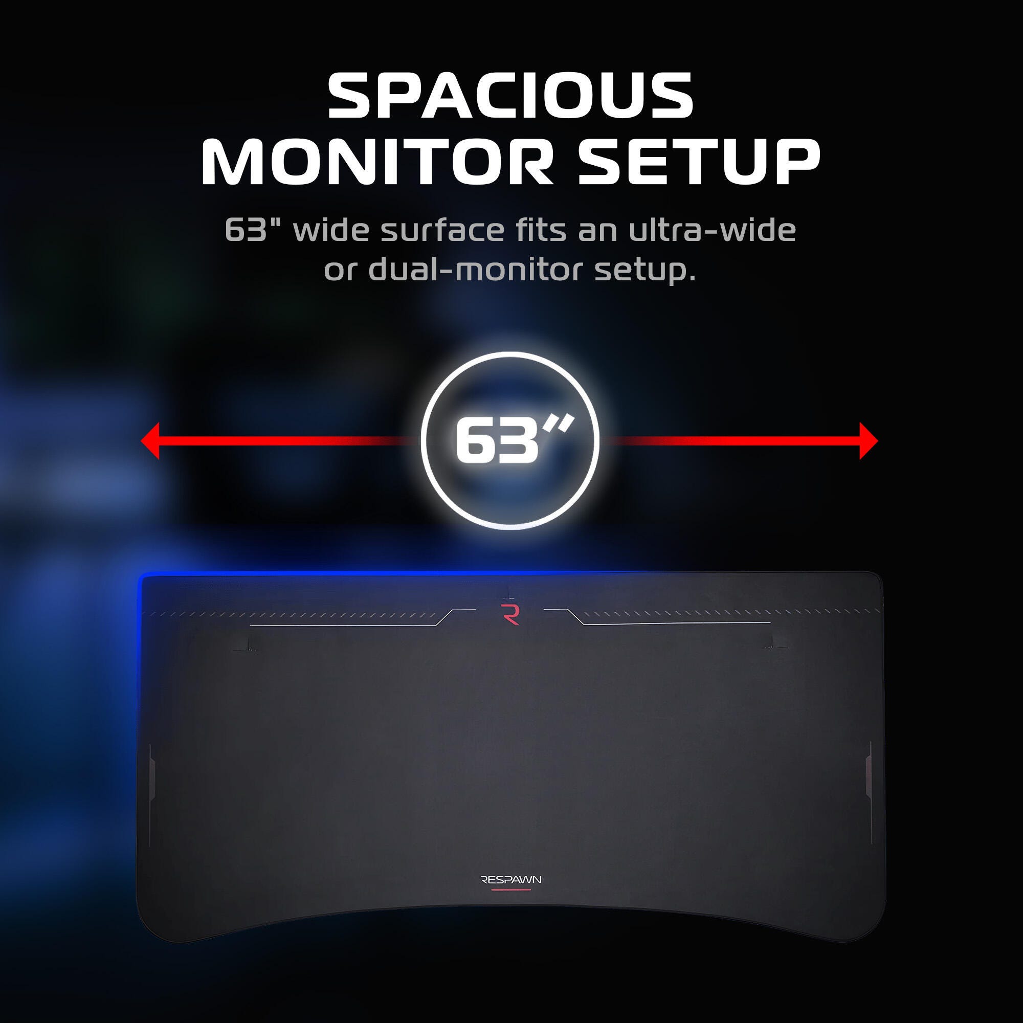 RESPAWN 1063 Gaming Desk, , large