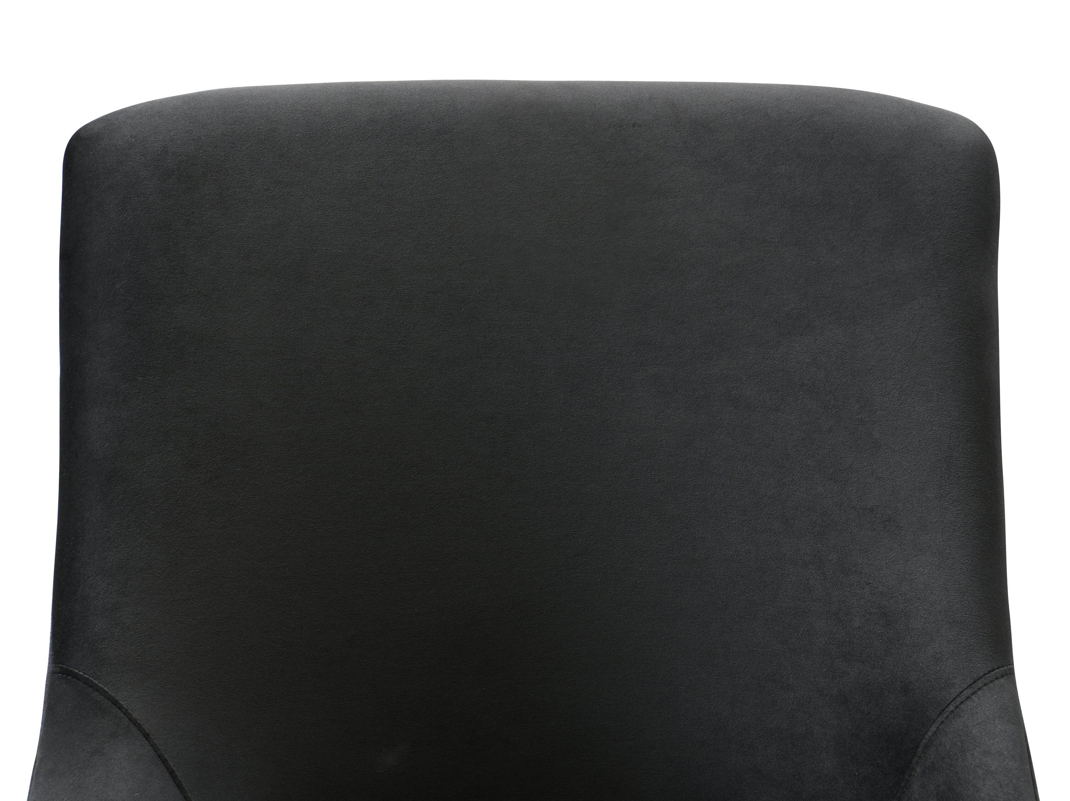 TOV Furniture Office Swivel Chair, Black/Gray, large