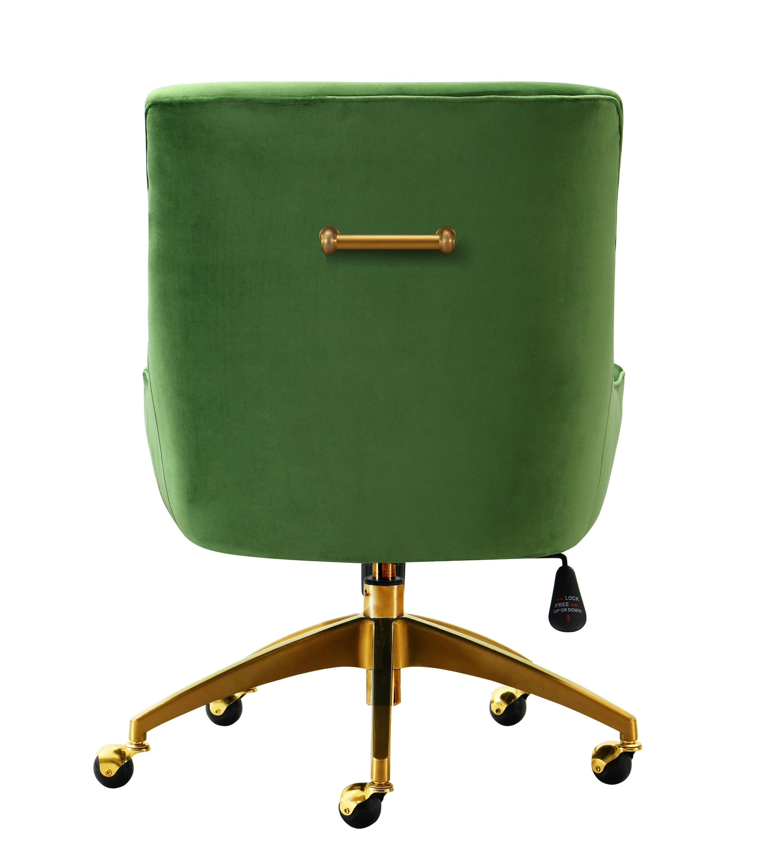 TOV Furniture Office Swivel Chair, Green, large