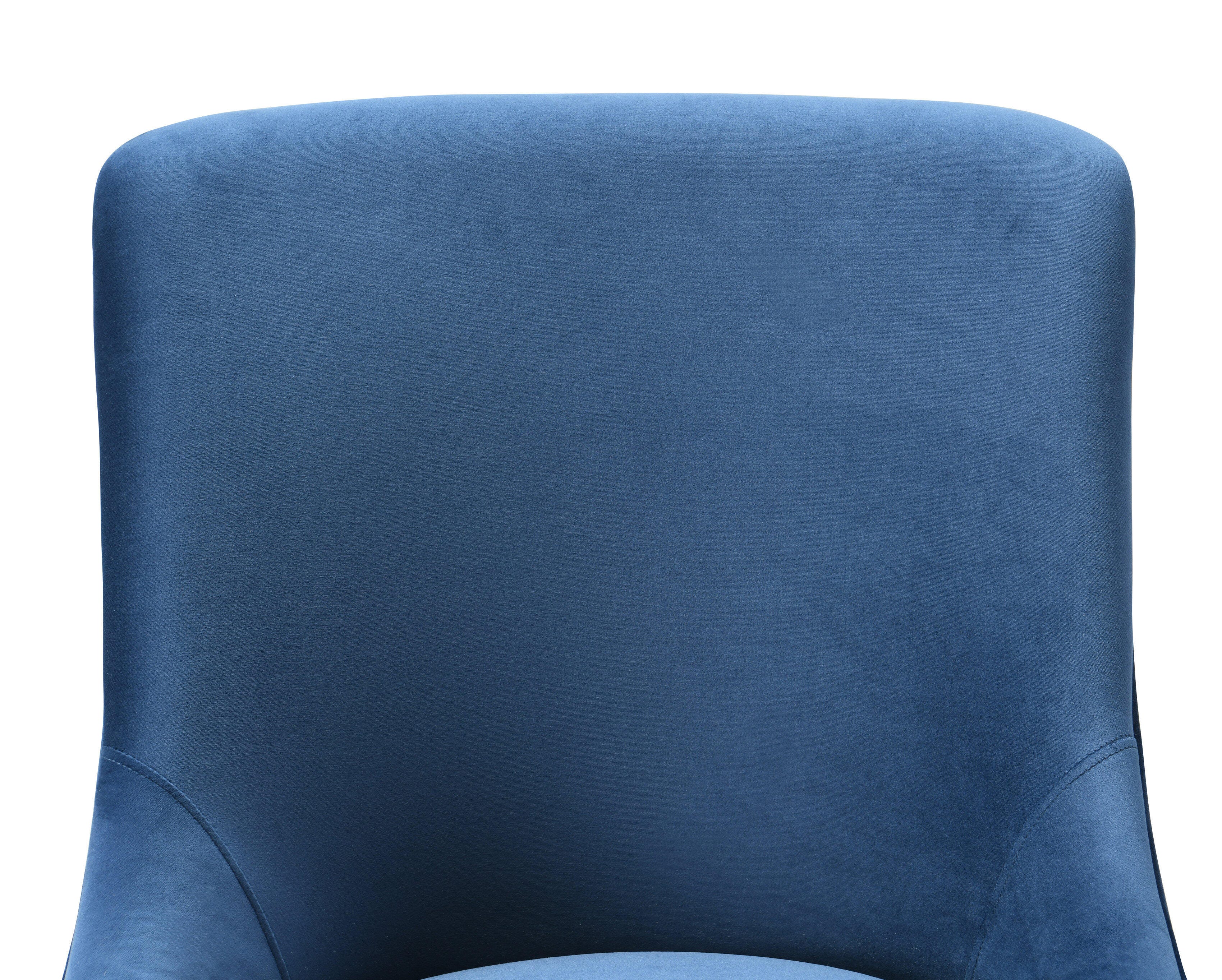 TOV Furniture Office Swivel Chair, Blue, large