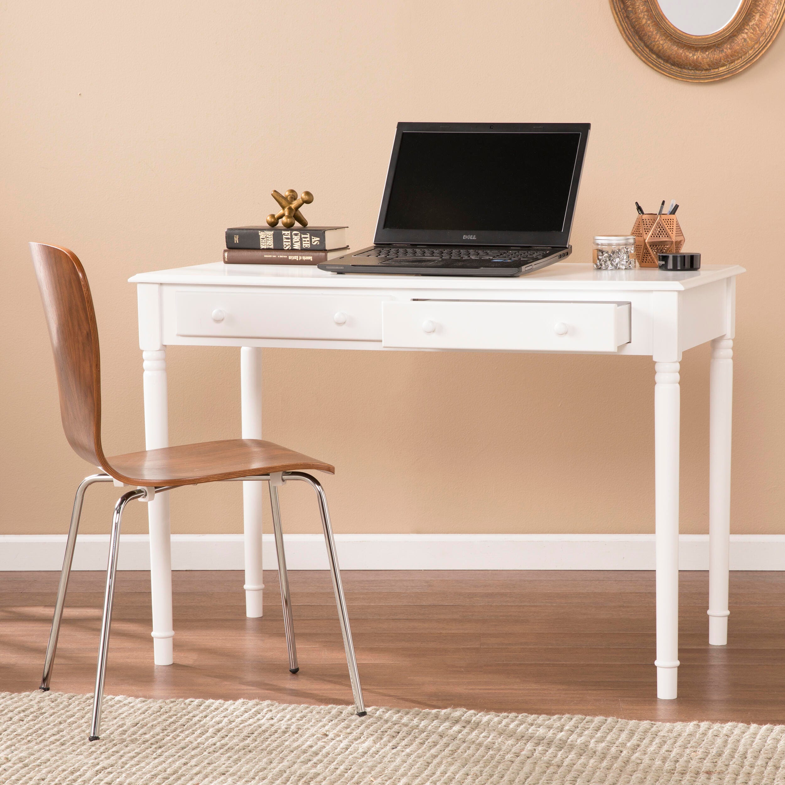 Penny 2-Drawer Writing Desk, , large