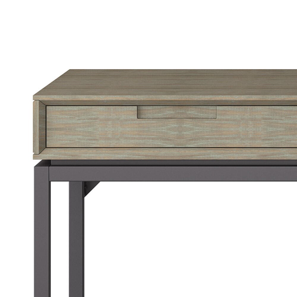 Simpli Home Banting 72" Desk, Gray, large