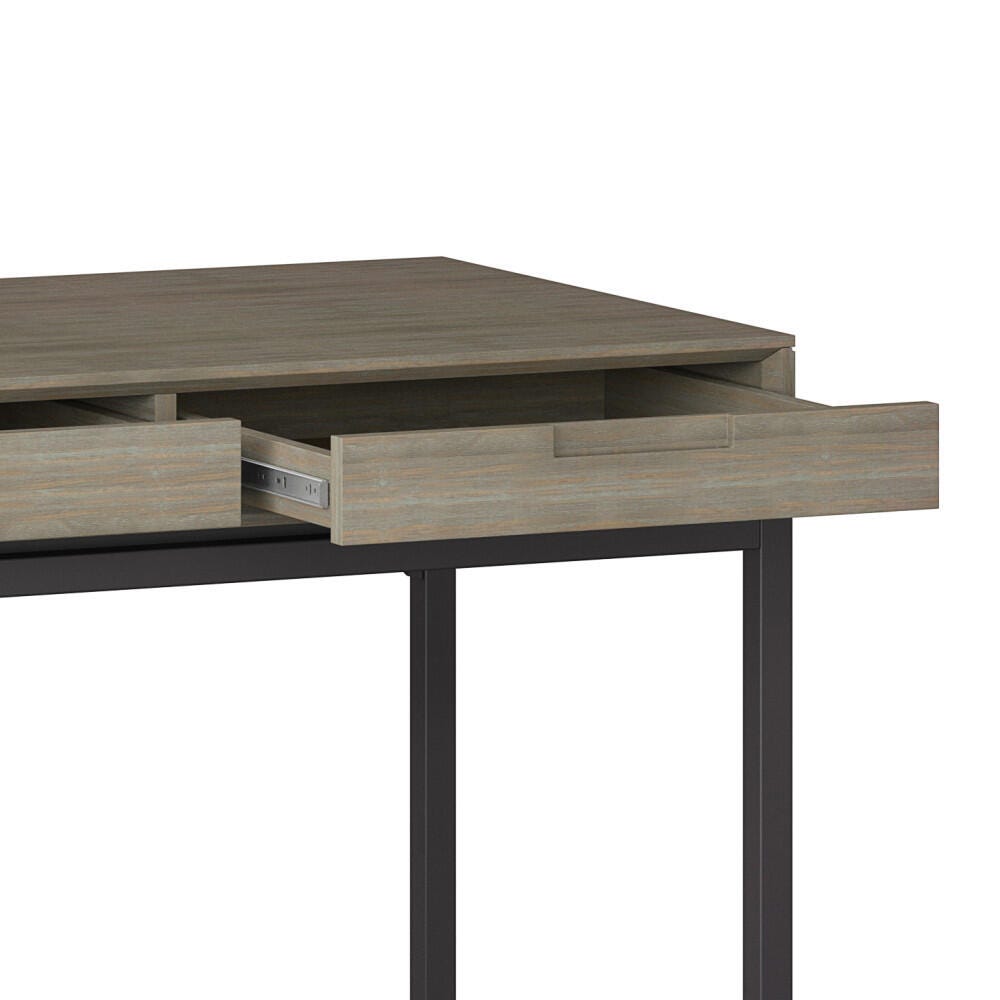 Simpli Home Banting 72" Desk, Gray, large