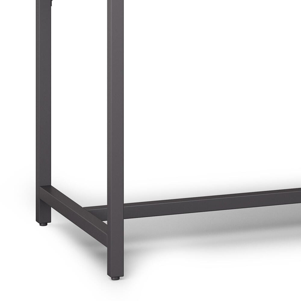 Simpli Home Banting 72" Desk, Gray, large