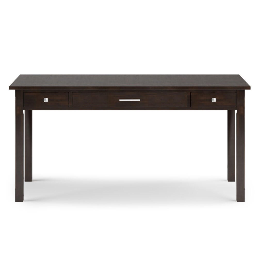 Avalon Contemporary 60" Wide Large Desk, Walnut Brown, large