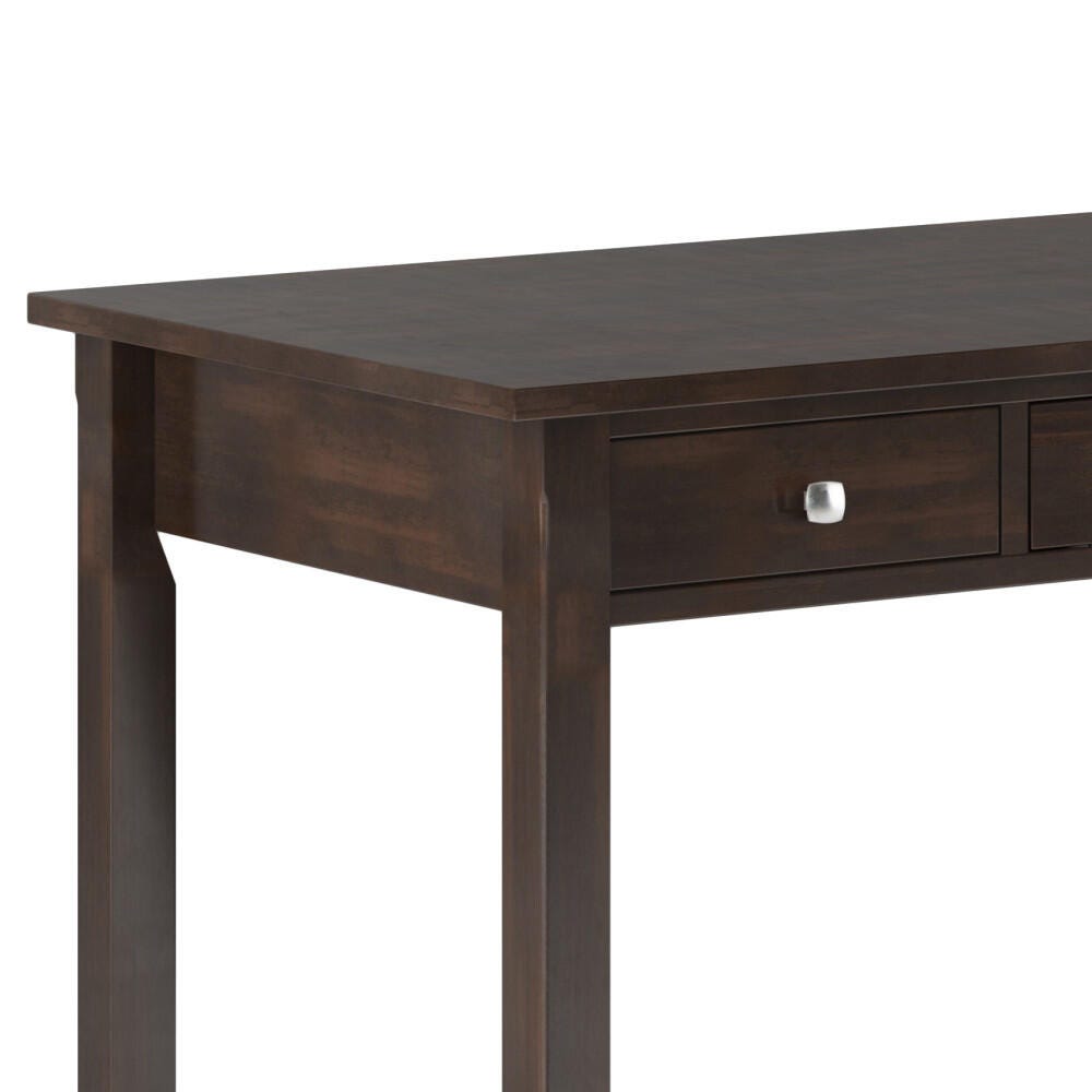 Avalon Contemporary 60" Wide Large Desk, Walnut Brown, large
