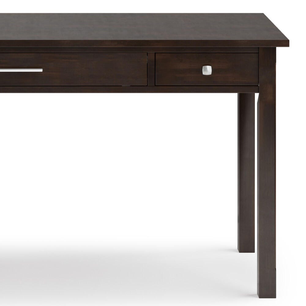 Avalon Contemporary 60" Wide Large Desk, Walnut Brown, large