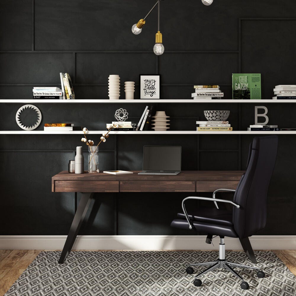 Lowry Industrial 72" Wide Desk, , rollover