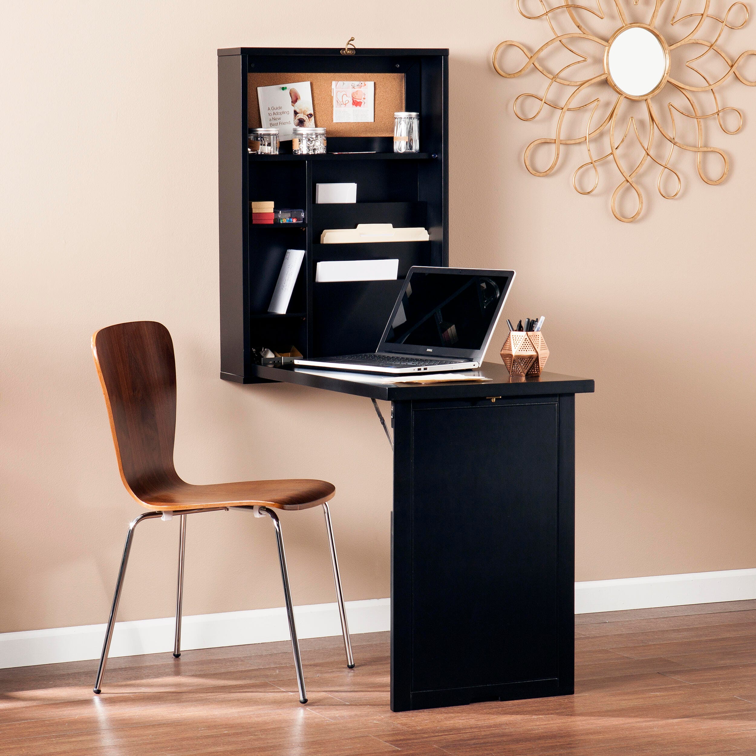 Chauncey Fold-Out Convertible Desk, , large