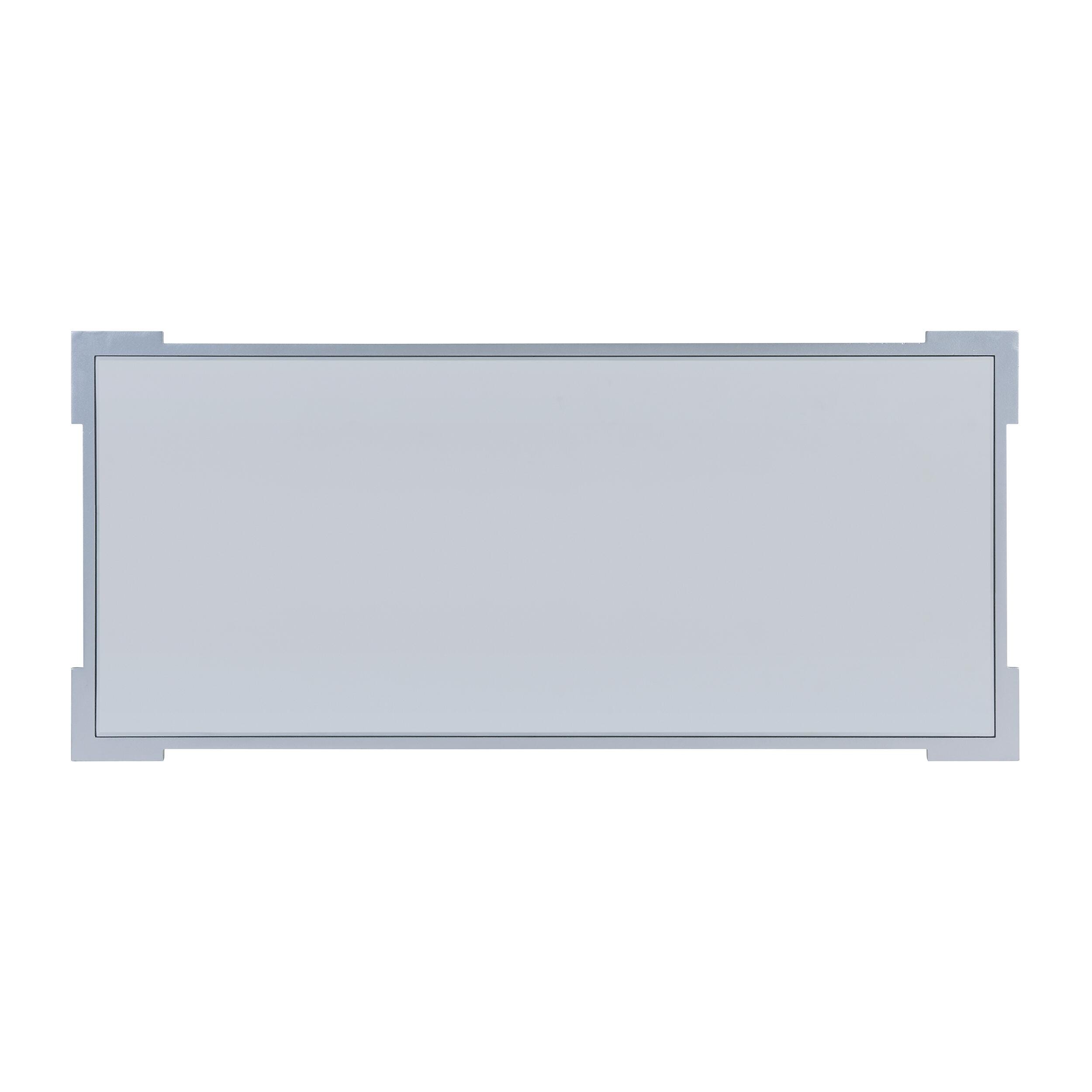 Wellax Glam Mirrored Writing Desk with Drawers, , large