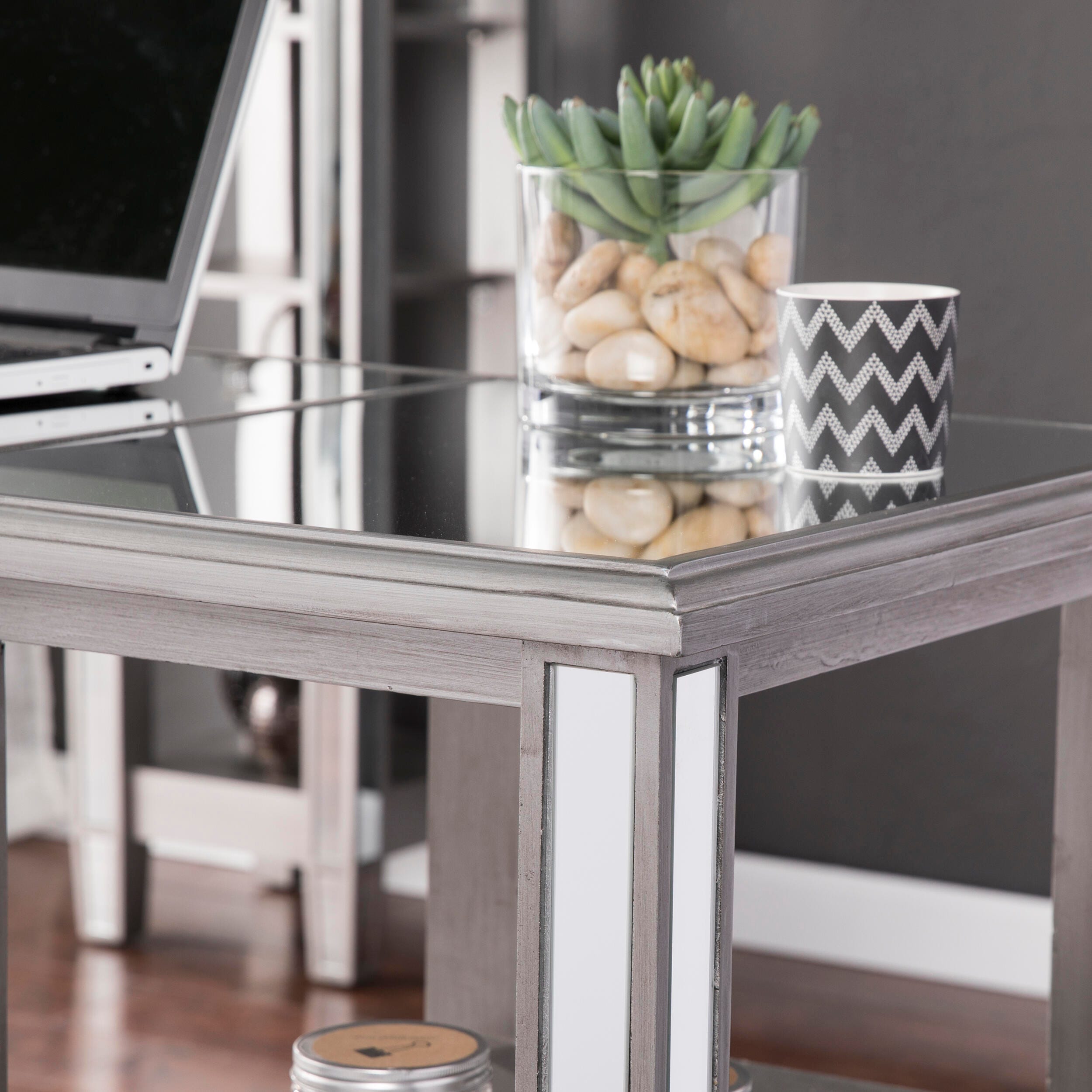 Mysti Mirrored Desk, , large