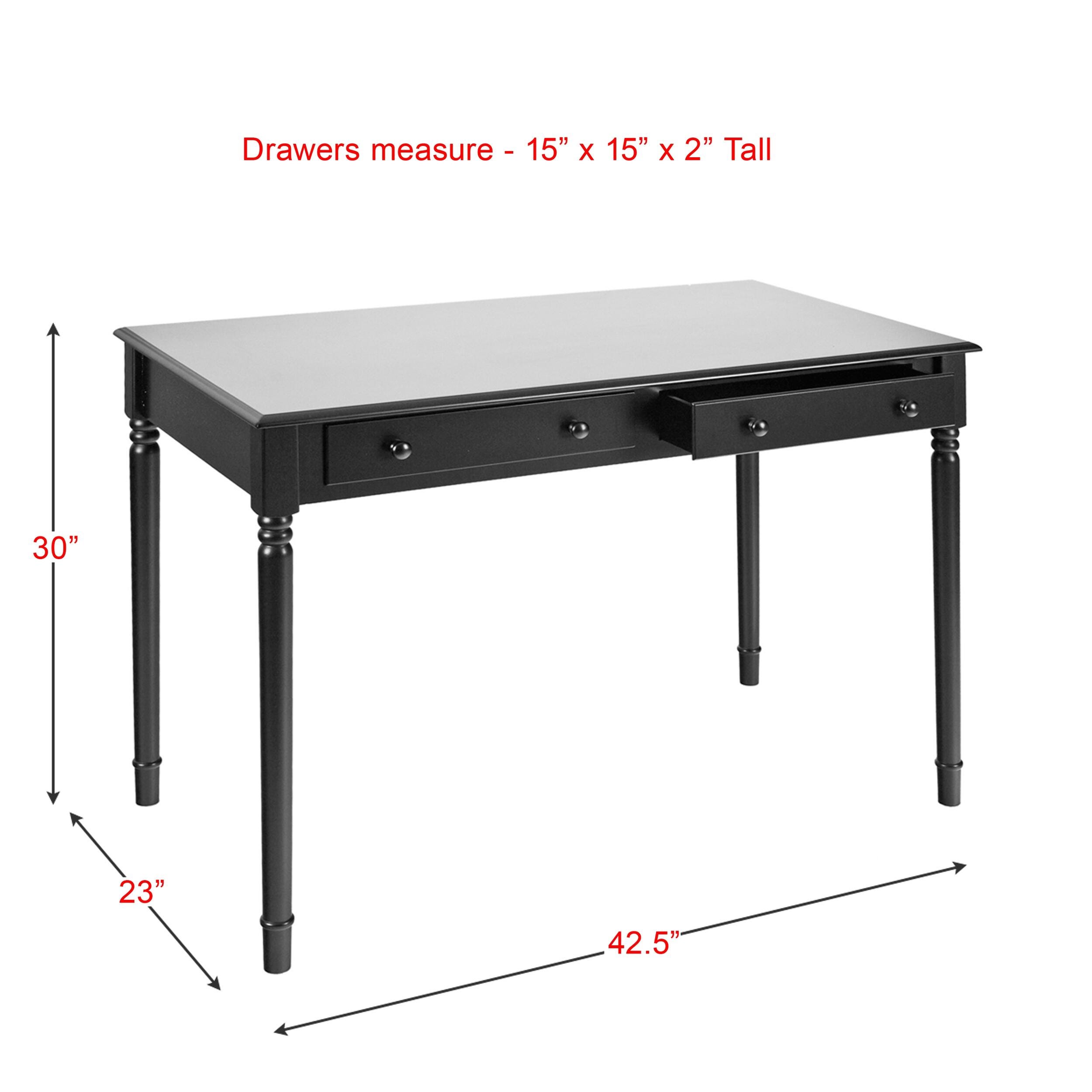 Corbin Writing 2-Drawer Desk, , large