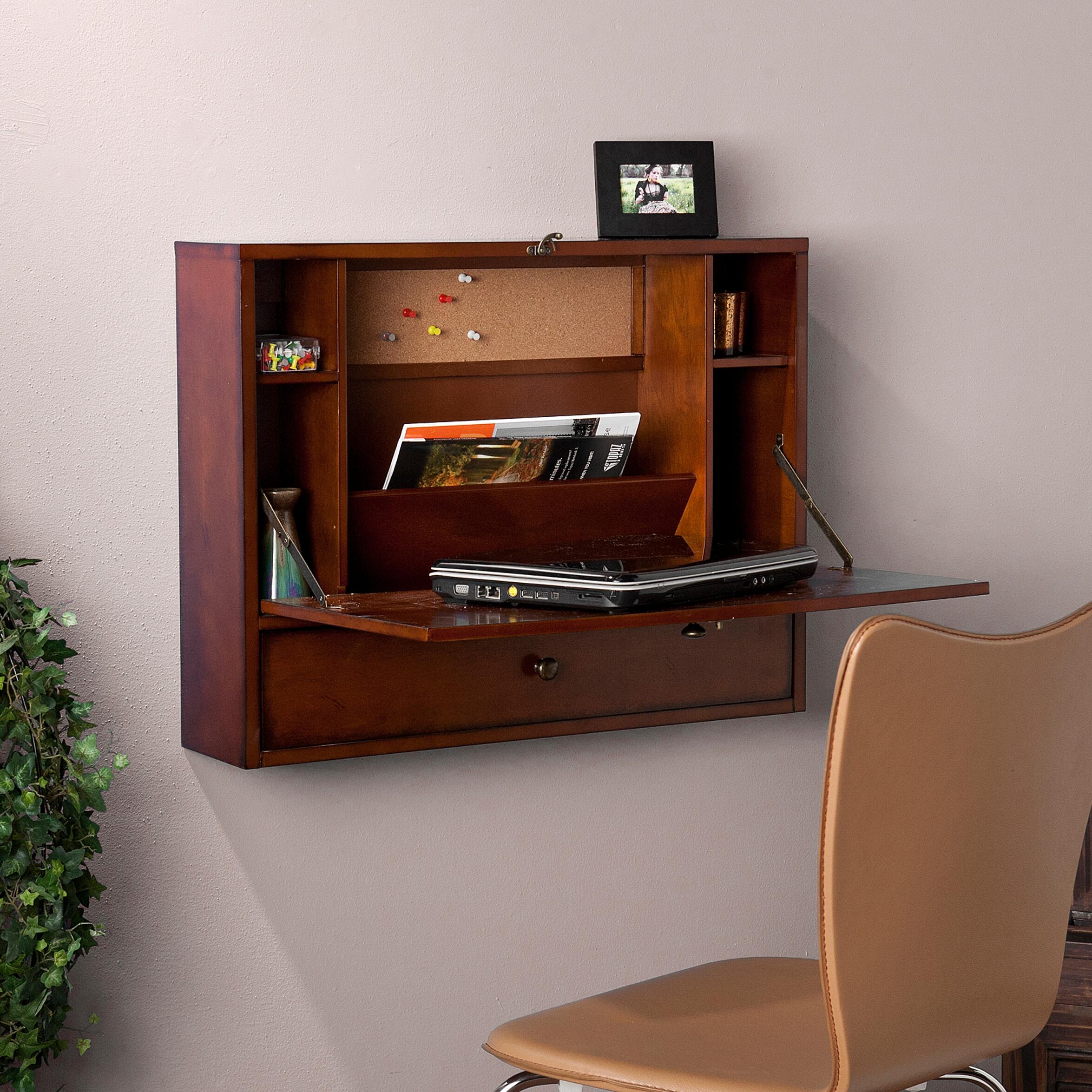 Southern Enterprises Furniture Ken Wall Mount Laptop Desk | Ashley