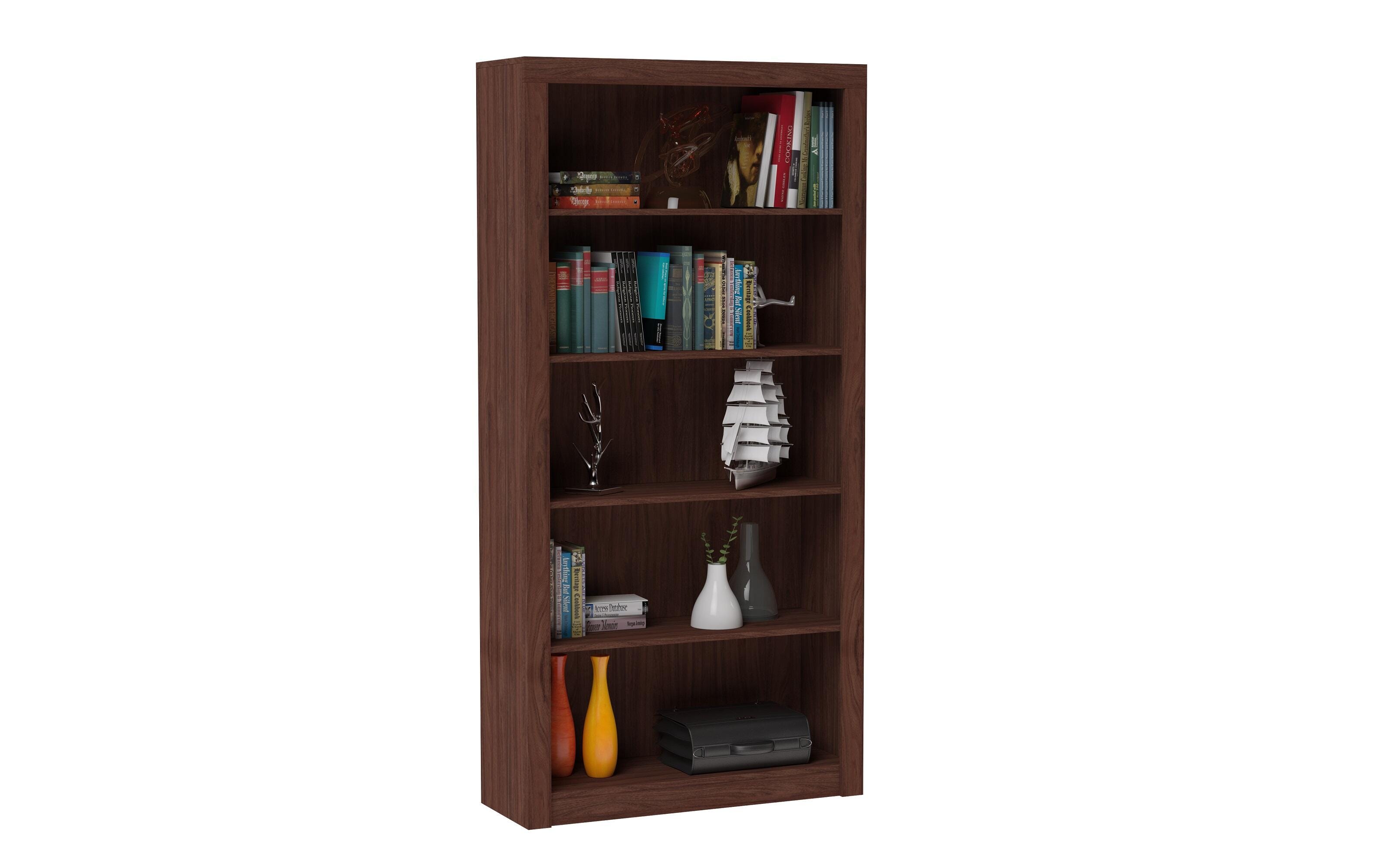 Olinda Bookcase, Brown, large