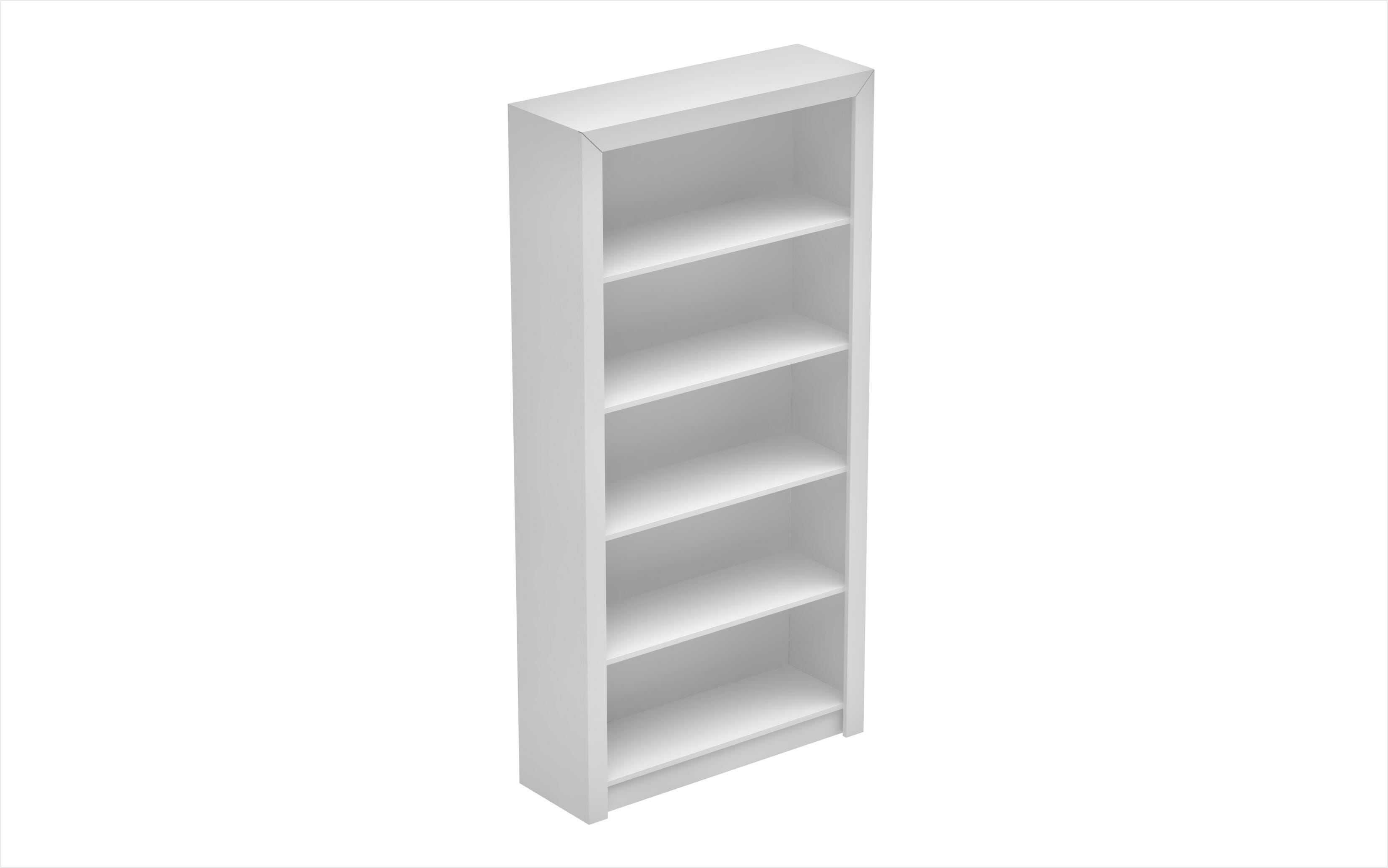 Olinda Bookcase, White, large