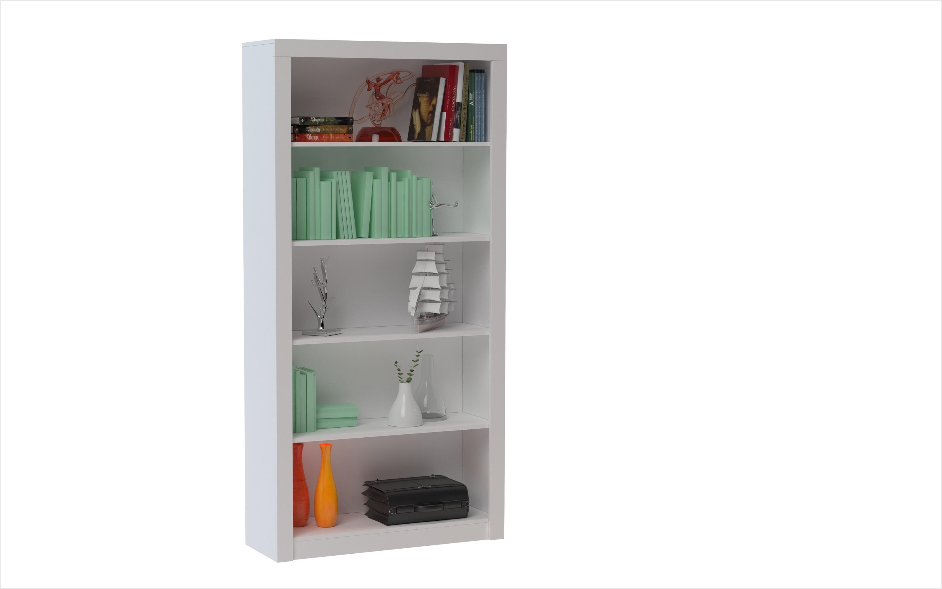 Olinda Bookcase, White, large