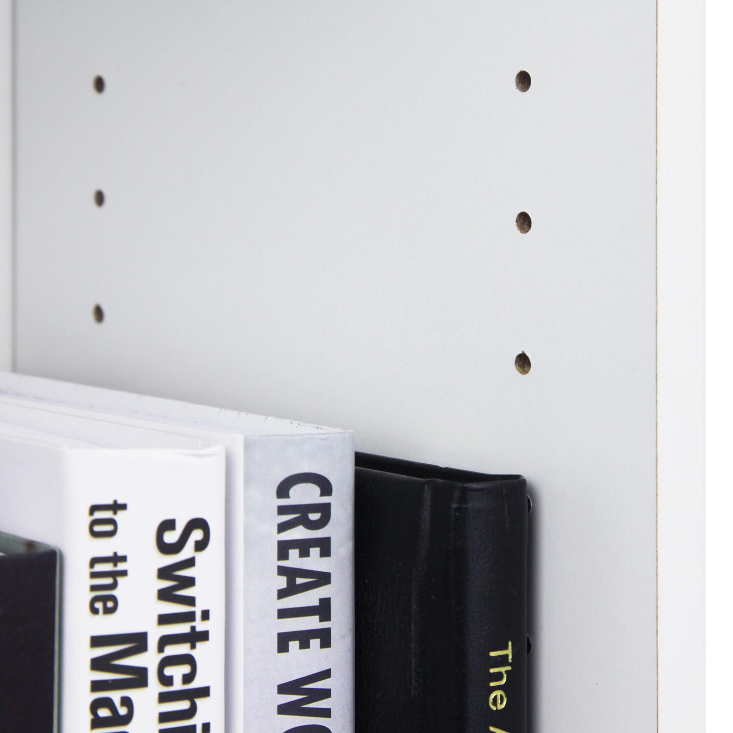 Furinno JAYA Simple Home 3-Tier Adjustable Shelf Bookcase, White, large