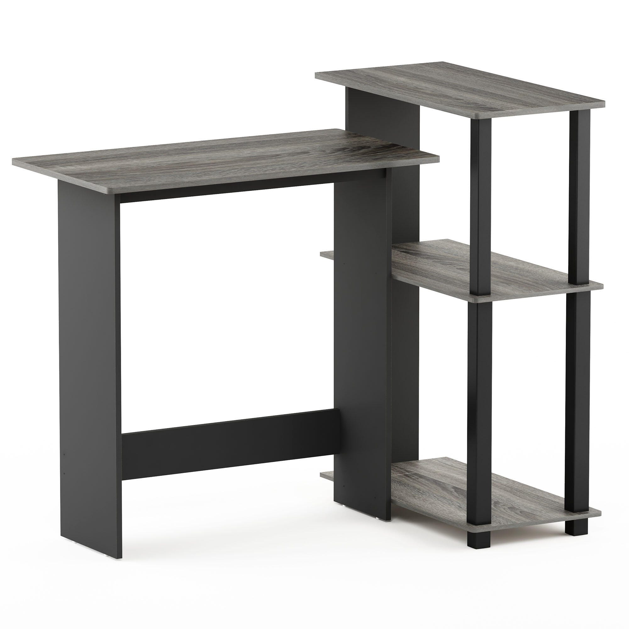 Furinno Abbott Corner Computer Desk with Bookshelf, , large
