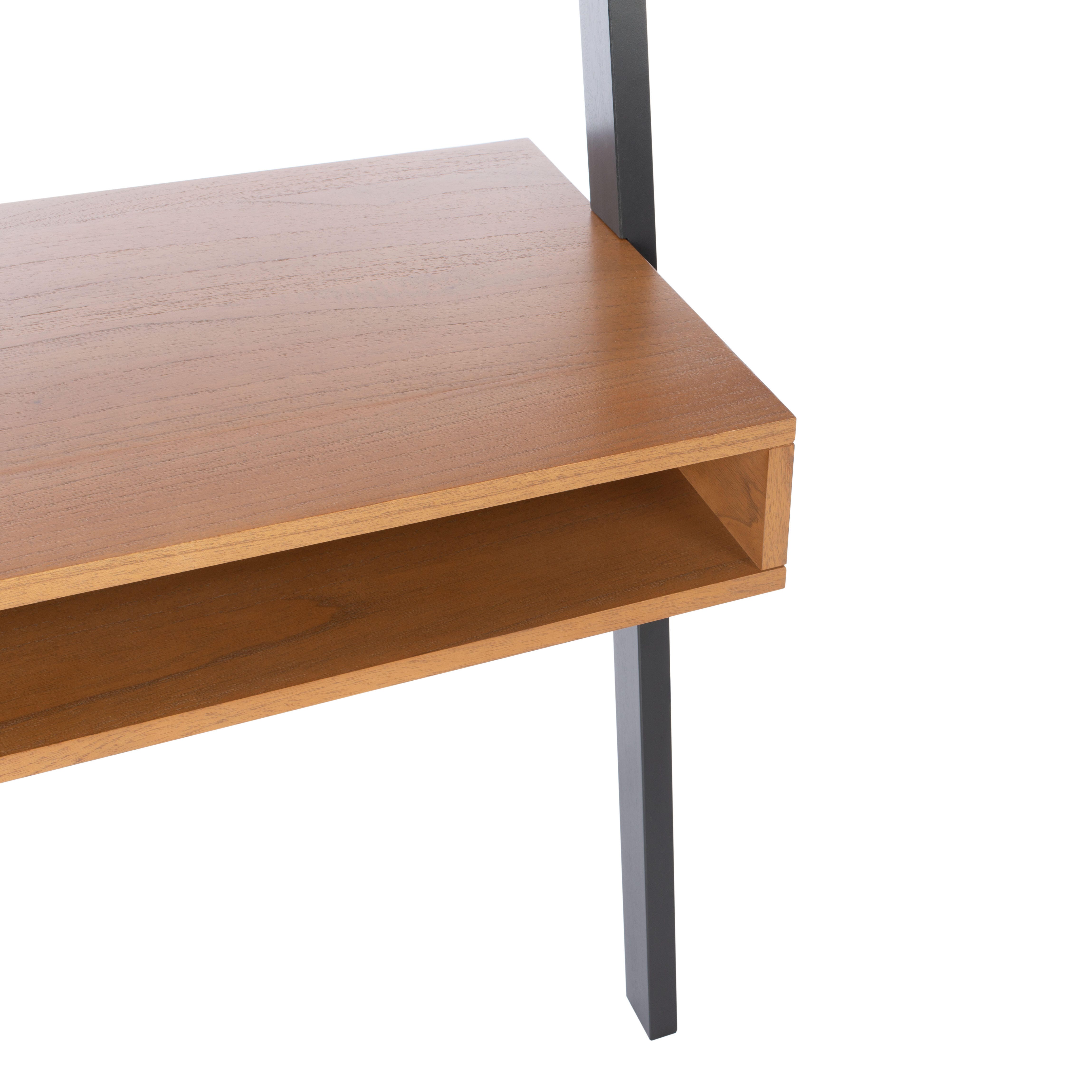 Safavieh Kamy 2 Shelf Leaning Desk, , large