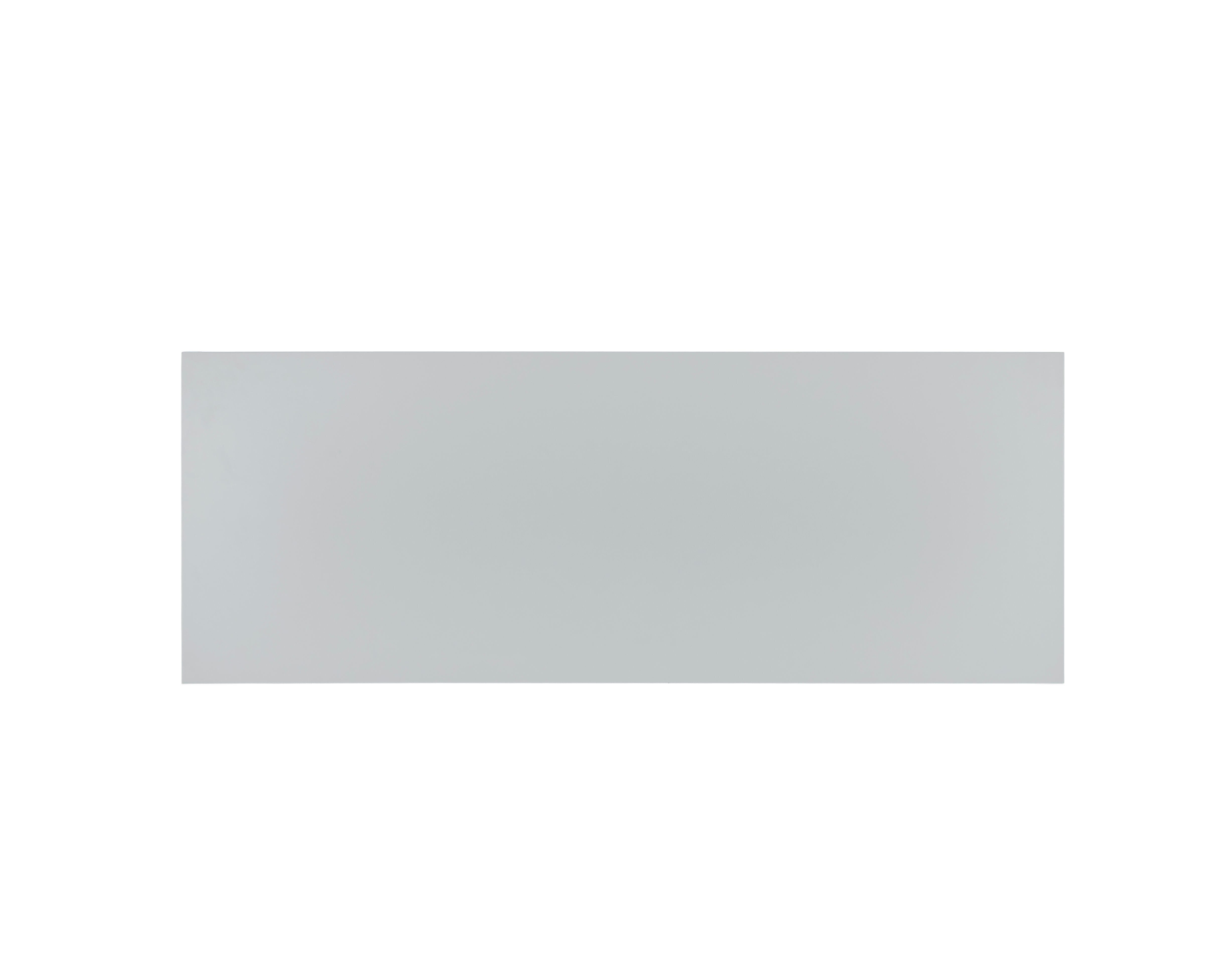Linon Paige Side Storage Desk, Gray, large