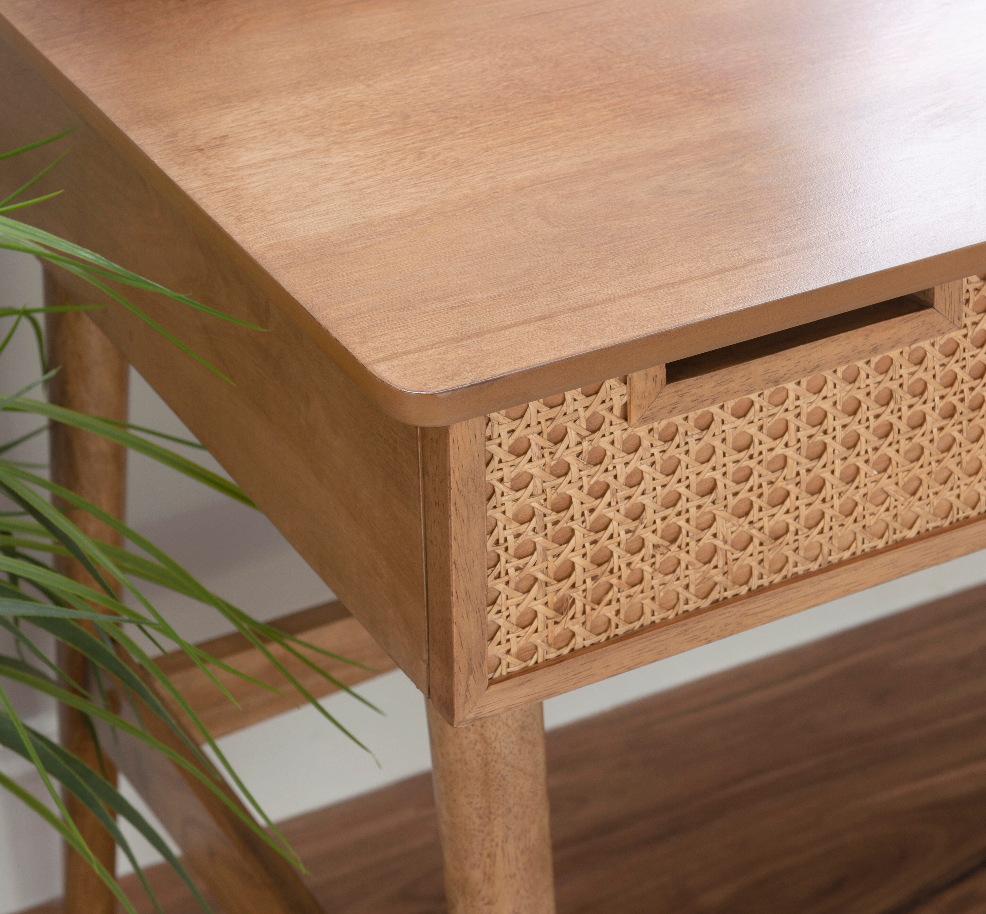 Linon Cadman Desk, Natural, large