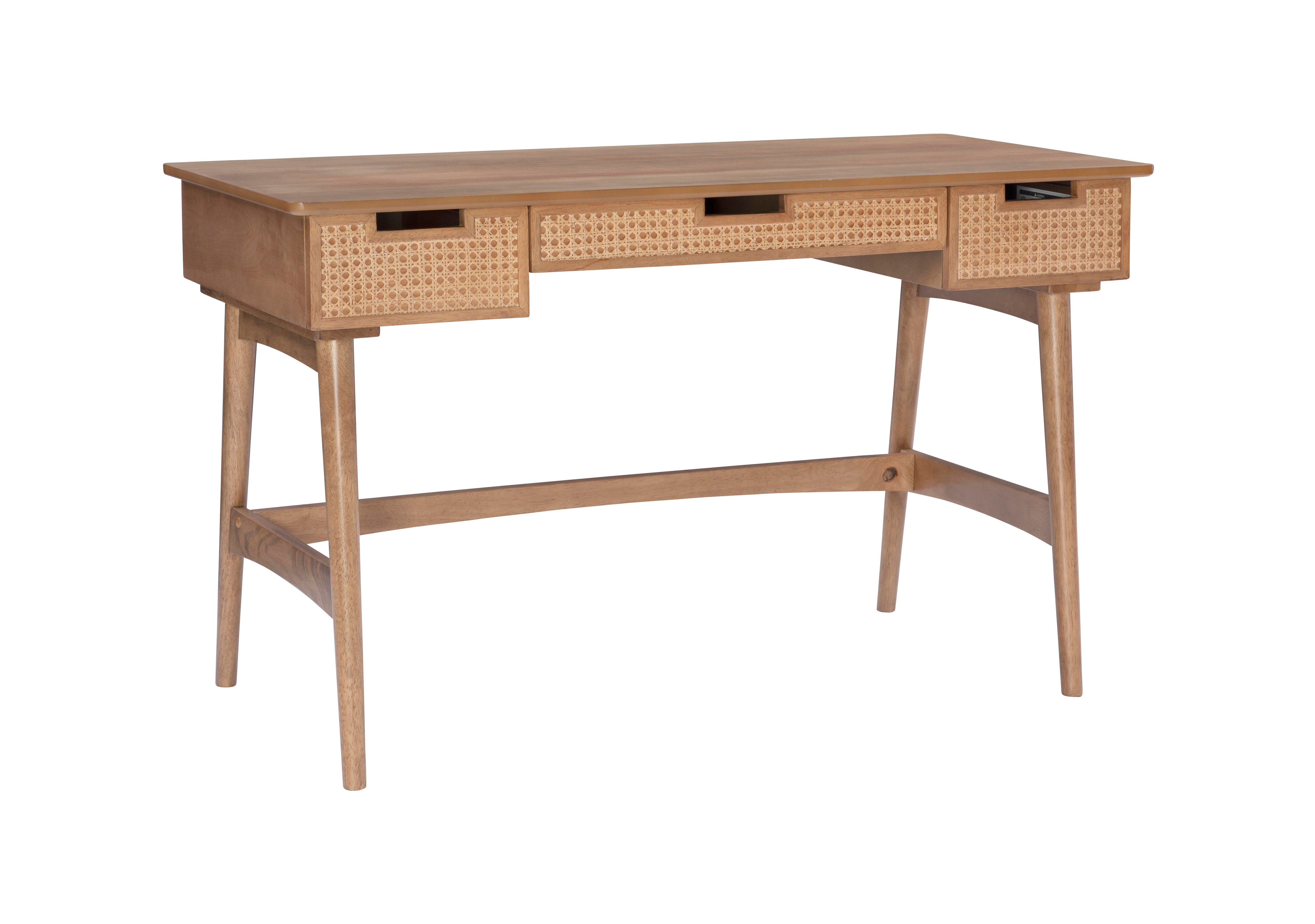 Linon Cadman Desk, Natural, large