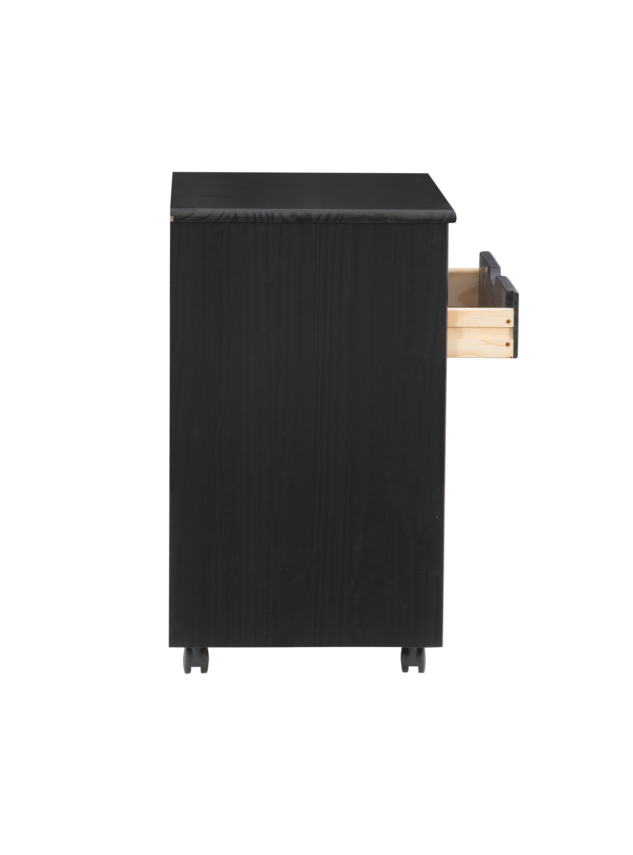 Linon Boyd 6-Drawer Wide Rolling Storage Cart, , large