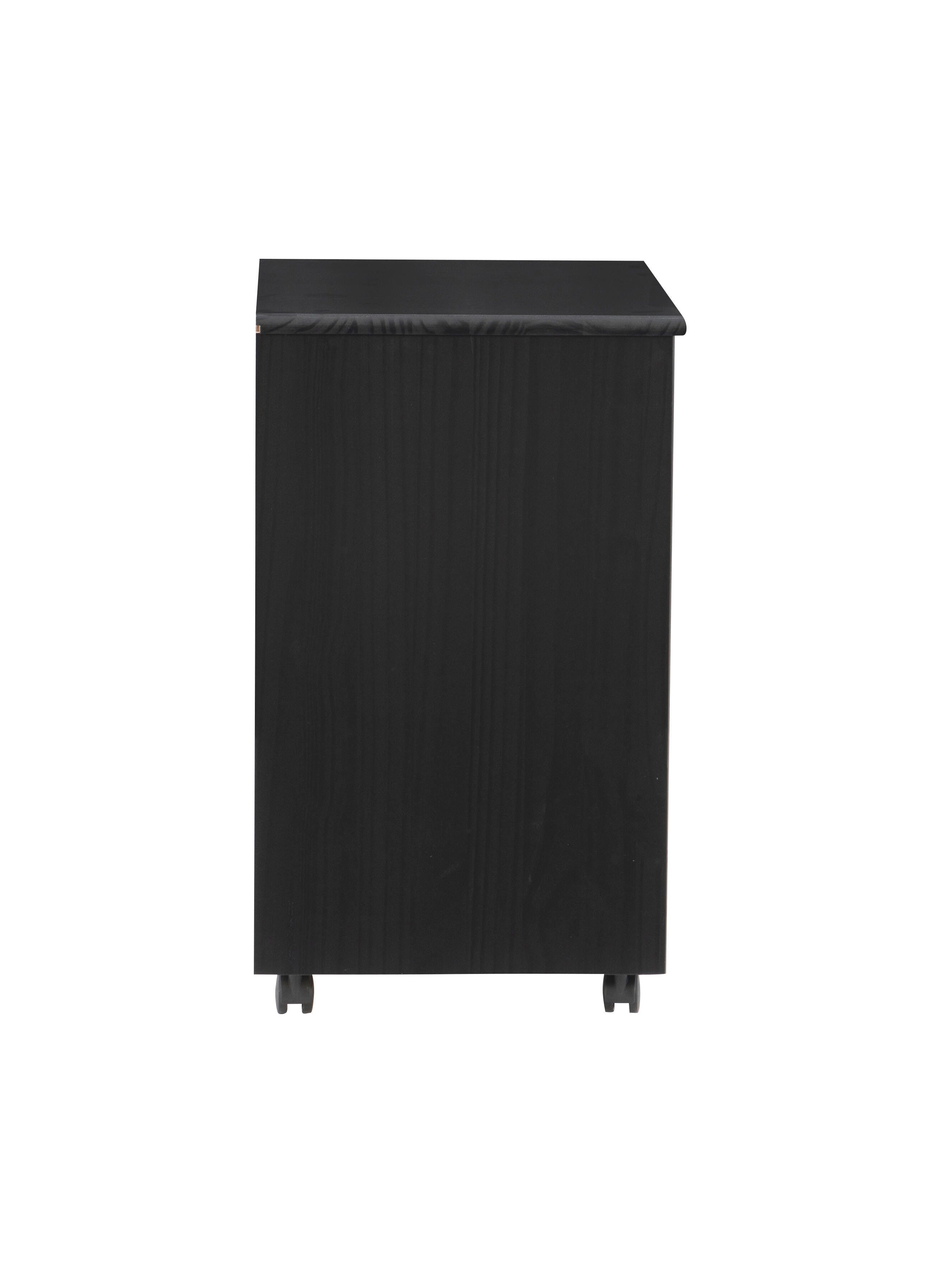 Linon Boyd 6-Drawer Wide Rolling Storage Cart, , large