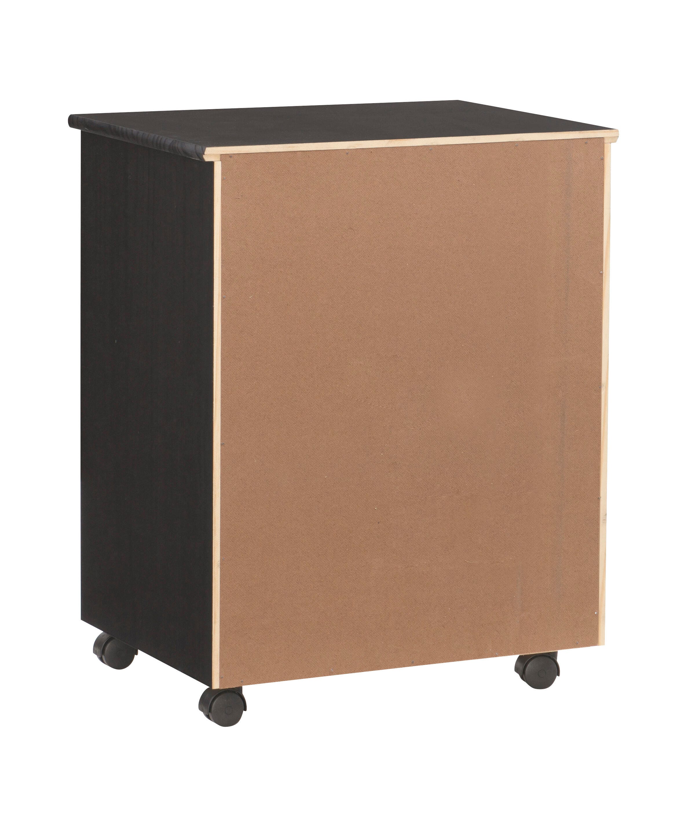 Linon Boyd 6-Drawer Wide Rolling Storage Cart, , large