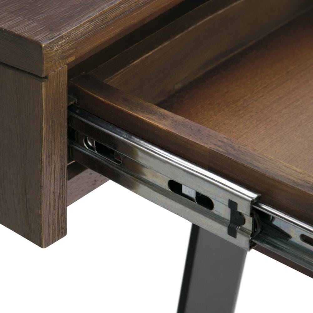 Simpli Home Lowry Industrial 54" Desk, Brown, large
